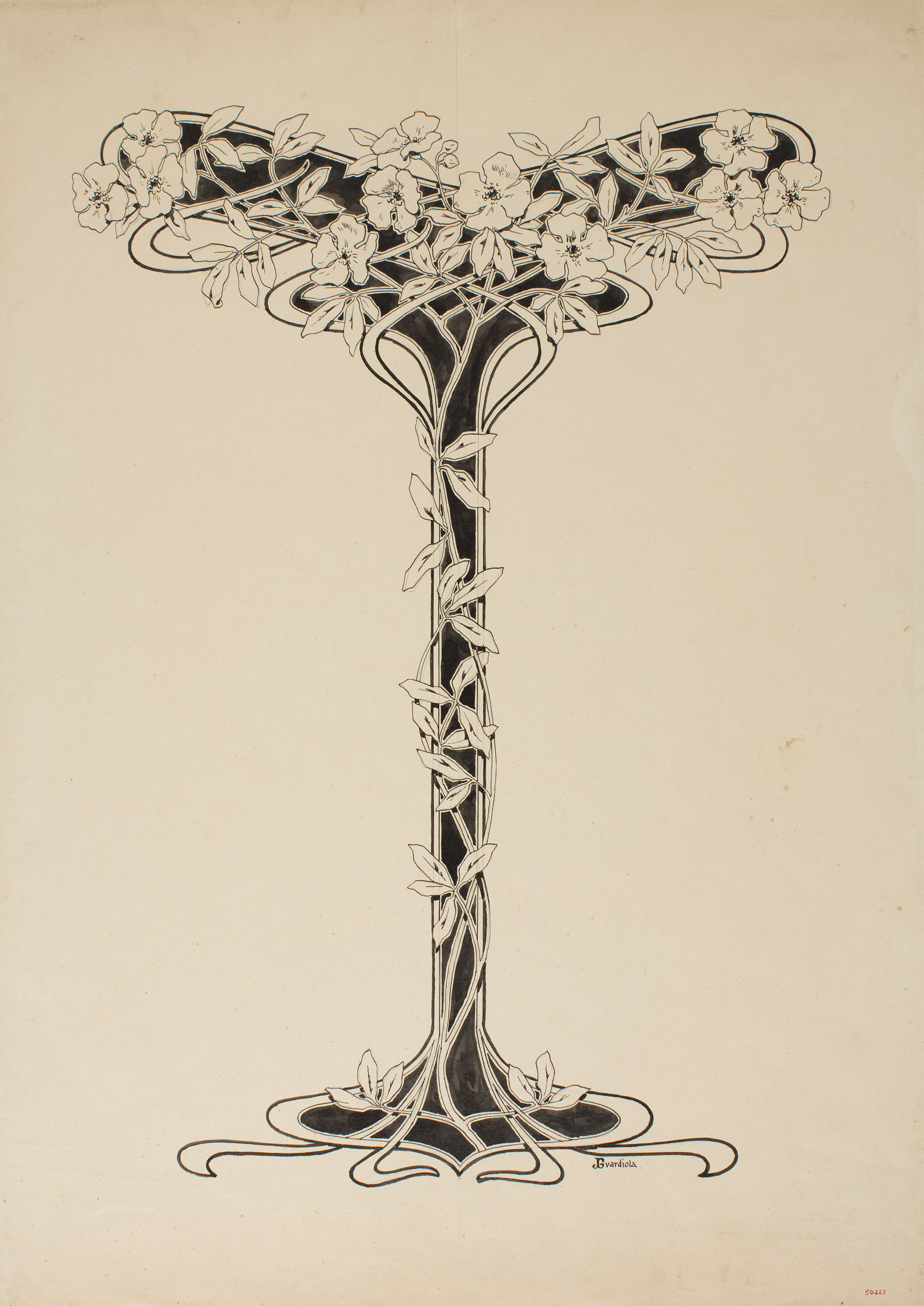 image for: Josep Guardiola Bonet - Motiu floral - Cap a 1910