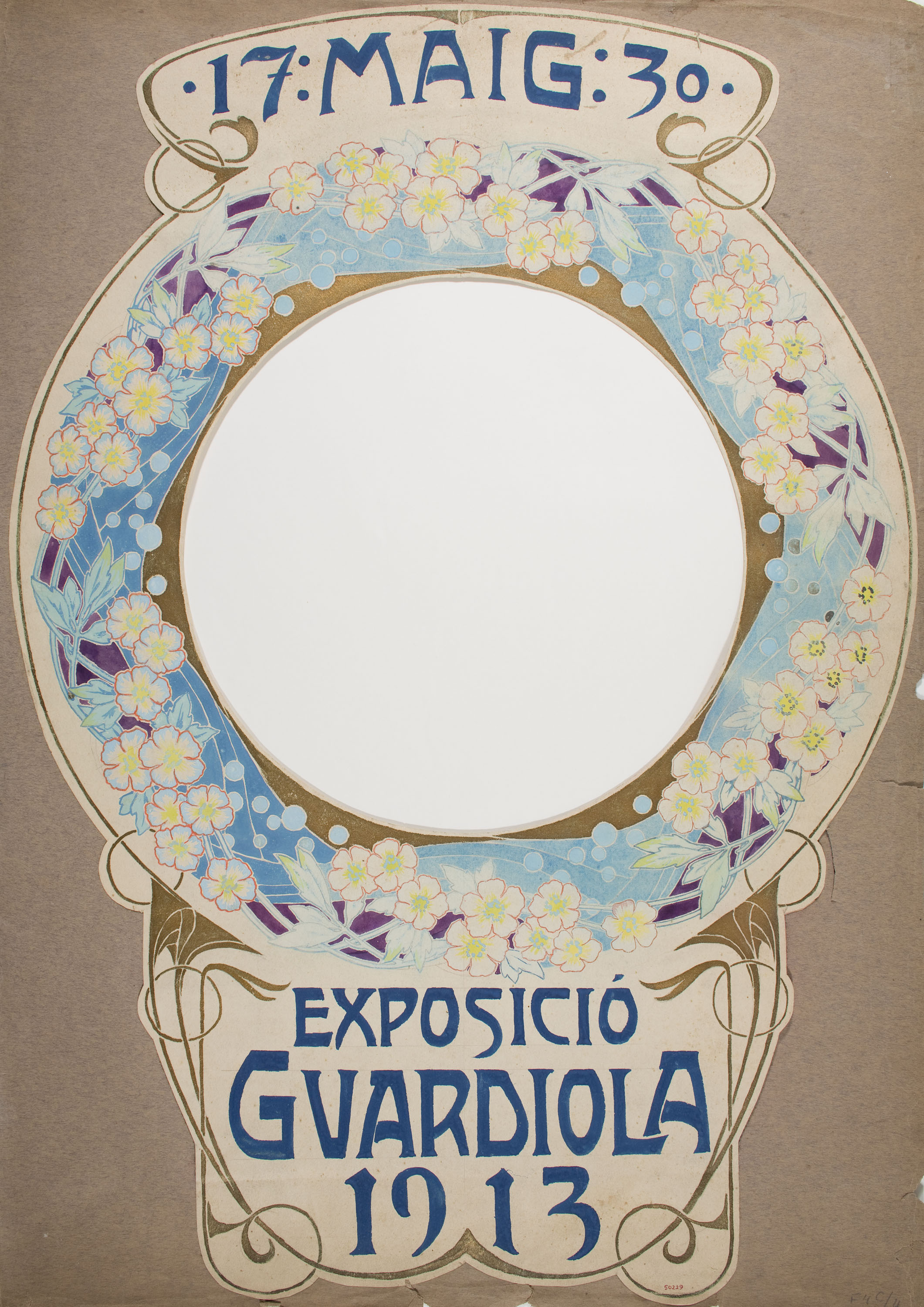 image for: Josep Guardiola Bonet - Projecte per al cartell «Exposició Guardiola 1913» - 1913