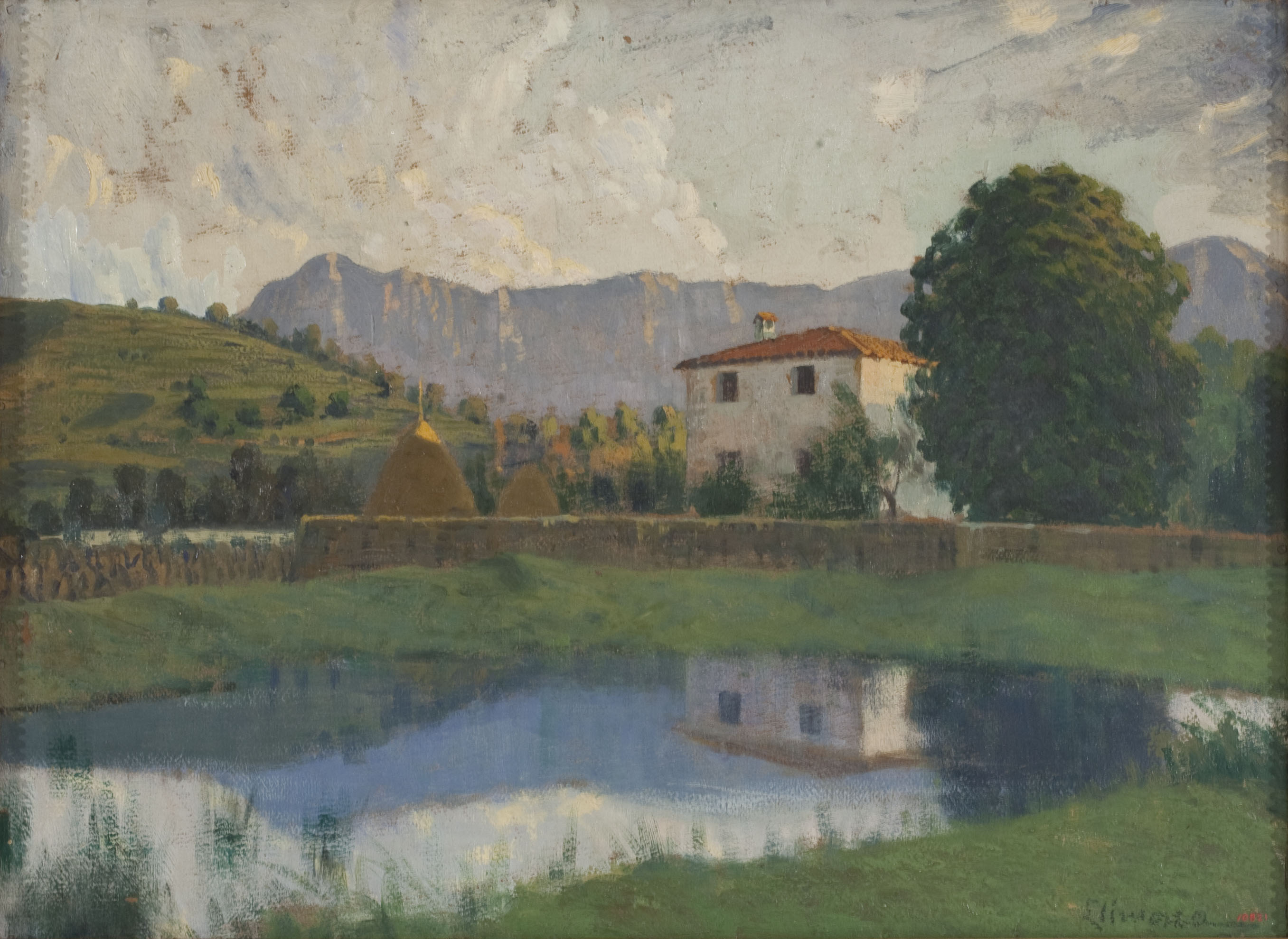 image for: Joan Llimona - Paisatge d'Olot - Cap a 1916