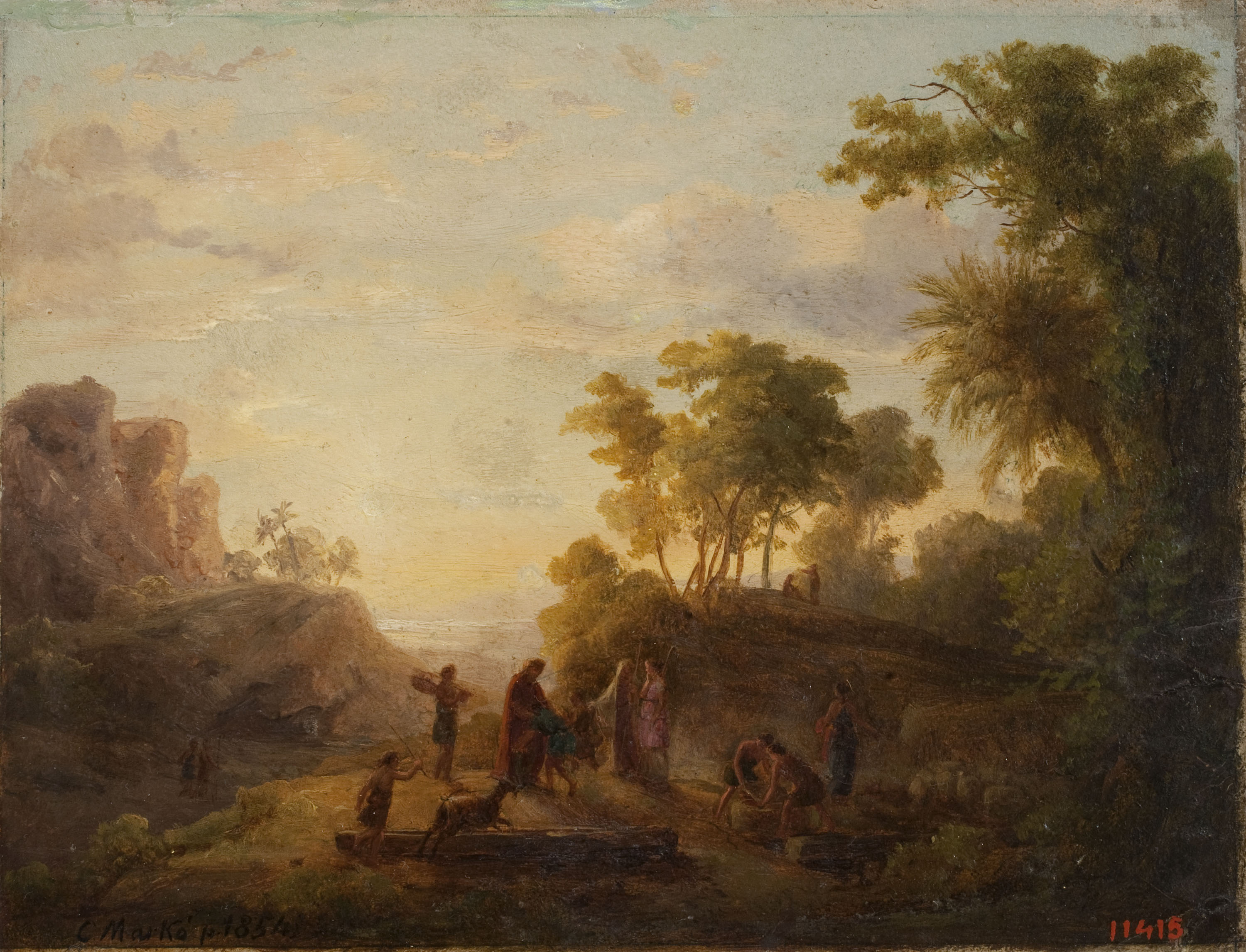 image for: Károly Markó - Pastoral - 1854