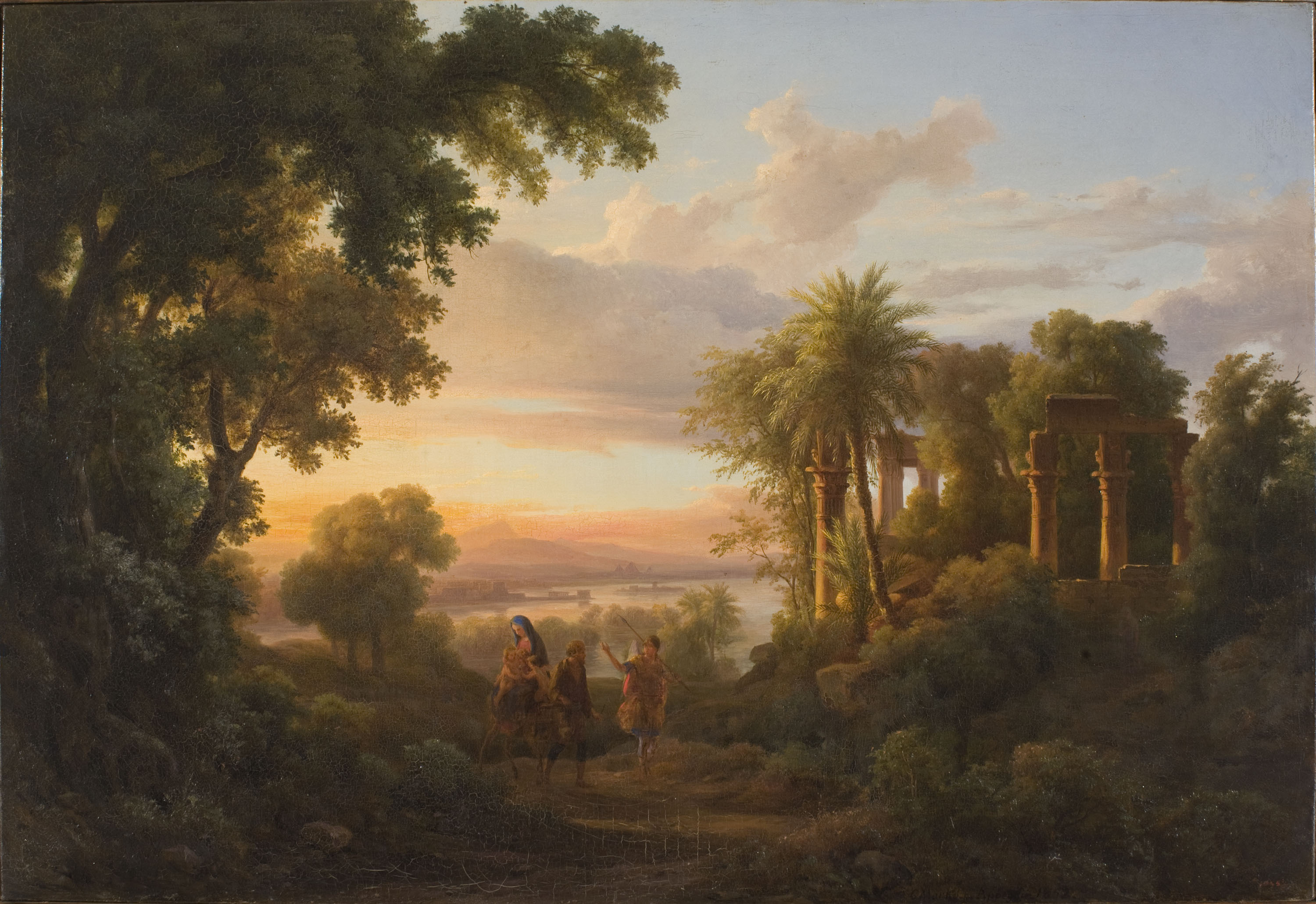 image for: Károly Markó - La Fugida a Egipte - 1852