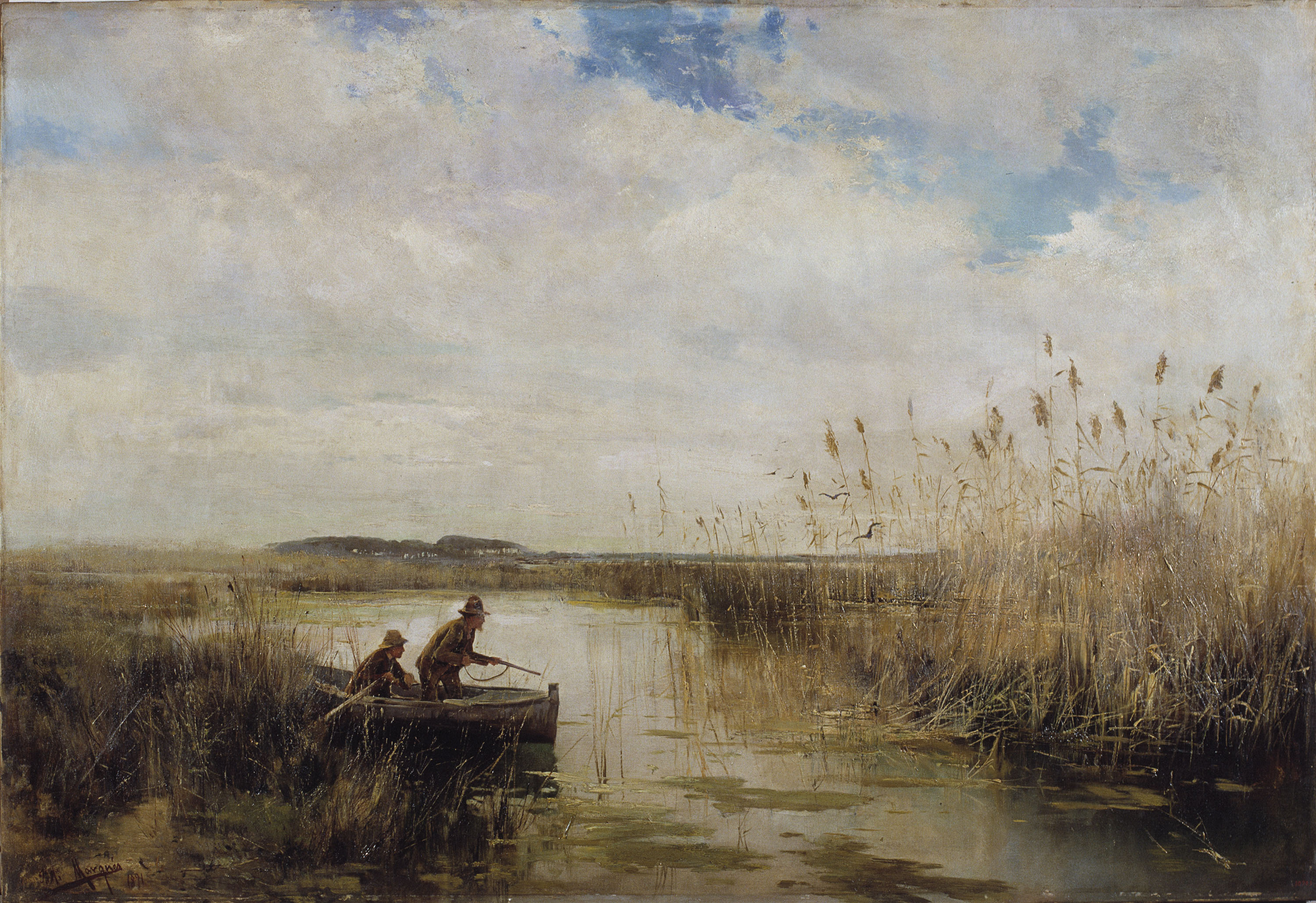 image for: Josep Maria Marquès - Caça d'ànecs - 1891