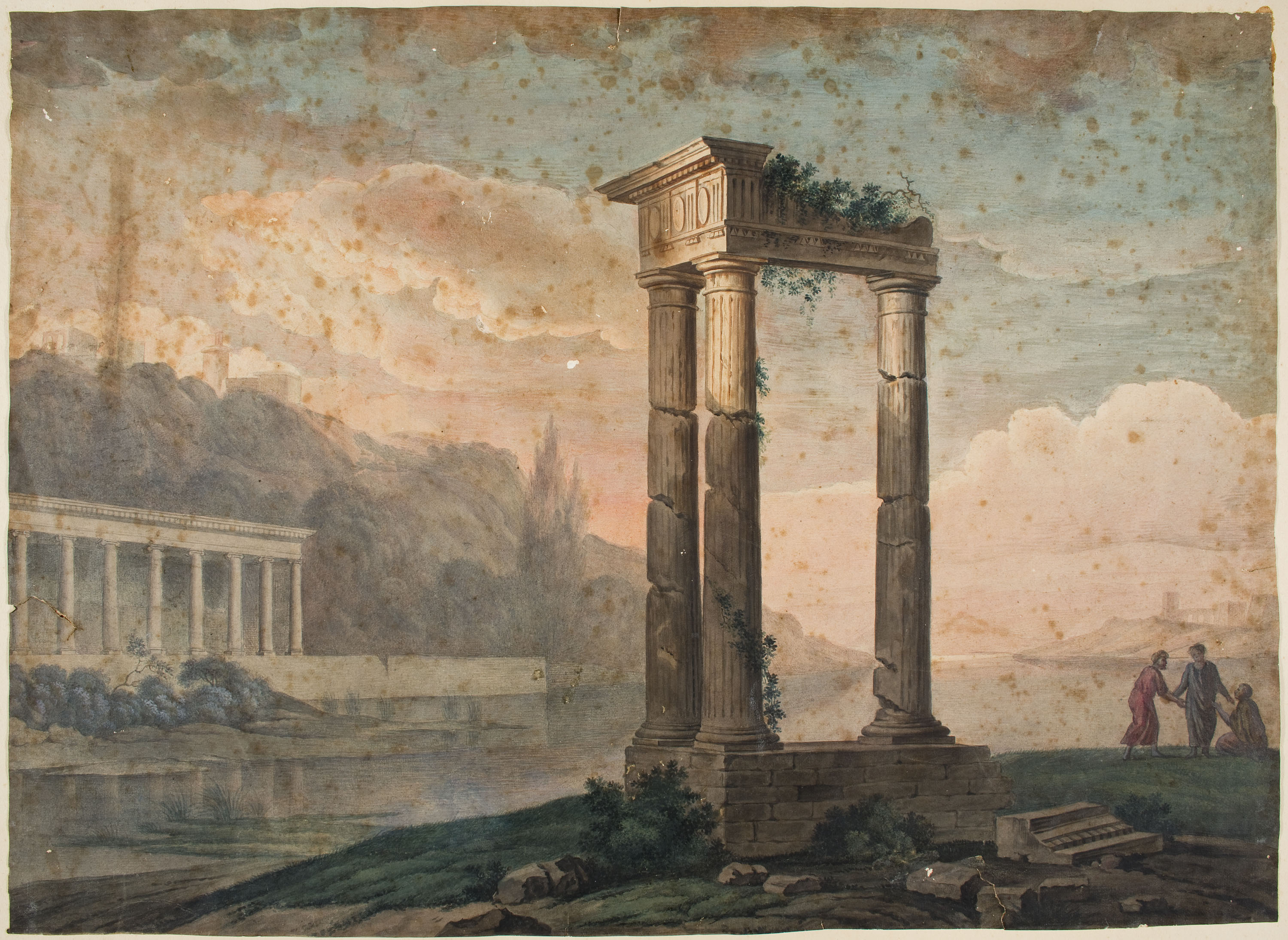 image for: Francesc Jubany - Ruïnes romanes - Cap a 1820-1840