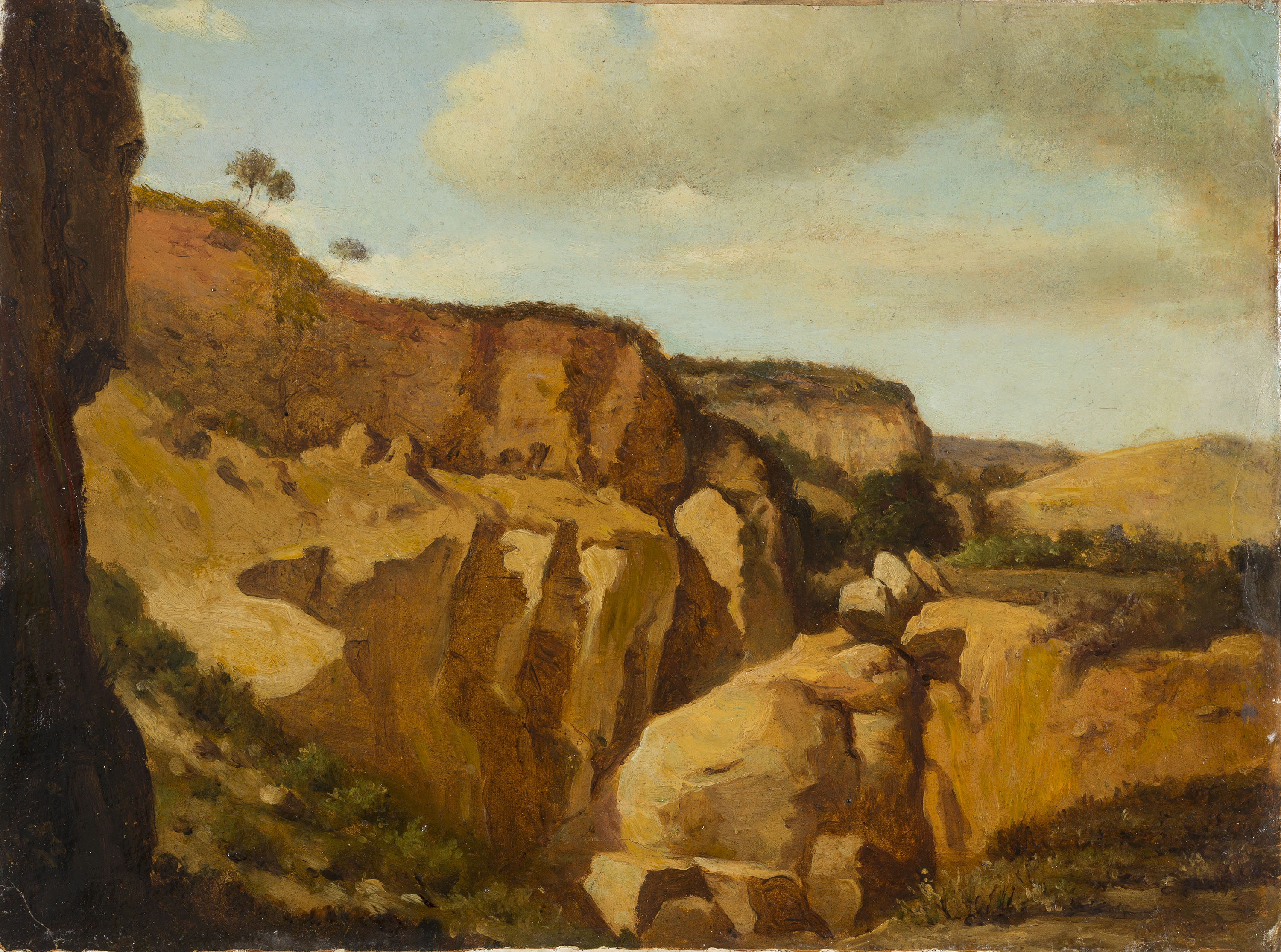 image for: Francesc Jubany - El barranc - Cap a 1851-1852
