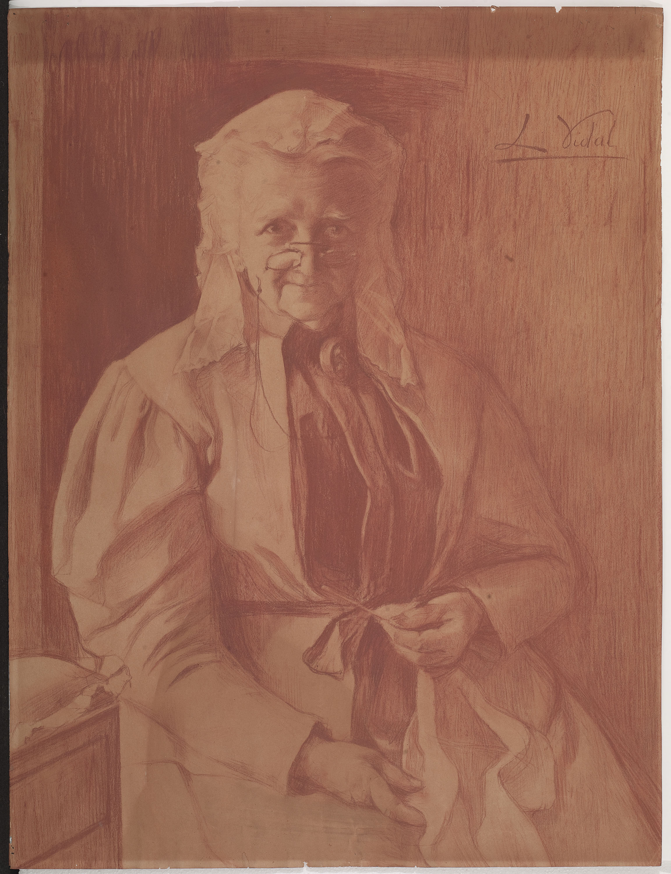 image for: Lluïsa Vidal - Retrat de Suzanne Buscö, àvia de l'artista - Cap a 1893-1895