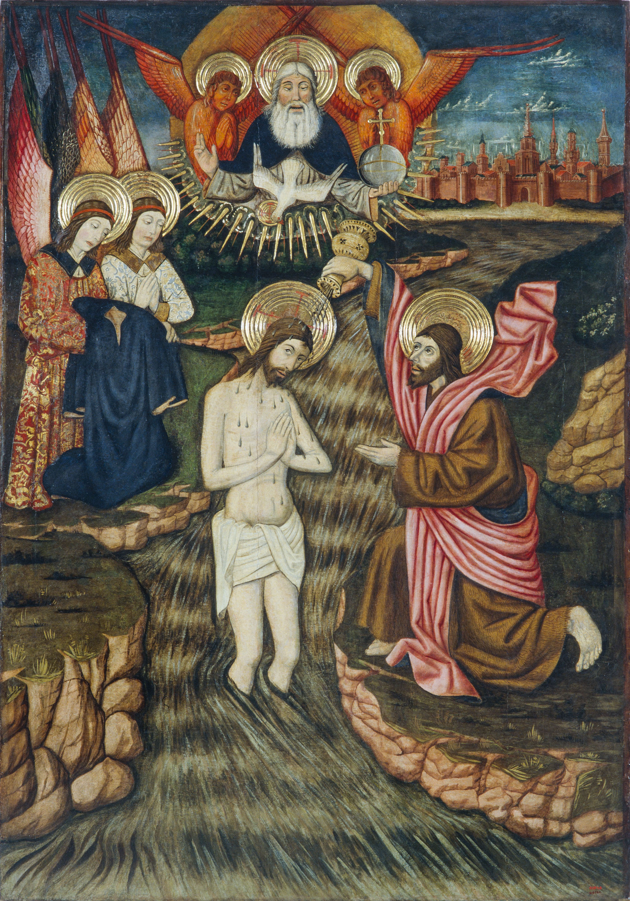 image for: Pere Garcia de Benavarri - Baptisme de Crist - Cap a 1473-1482