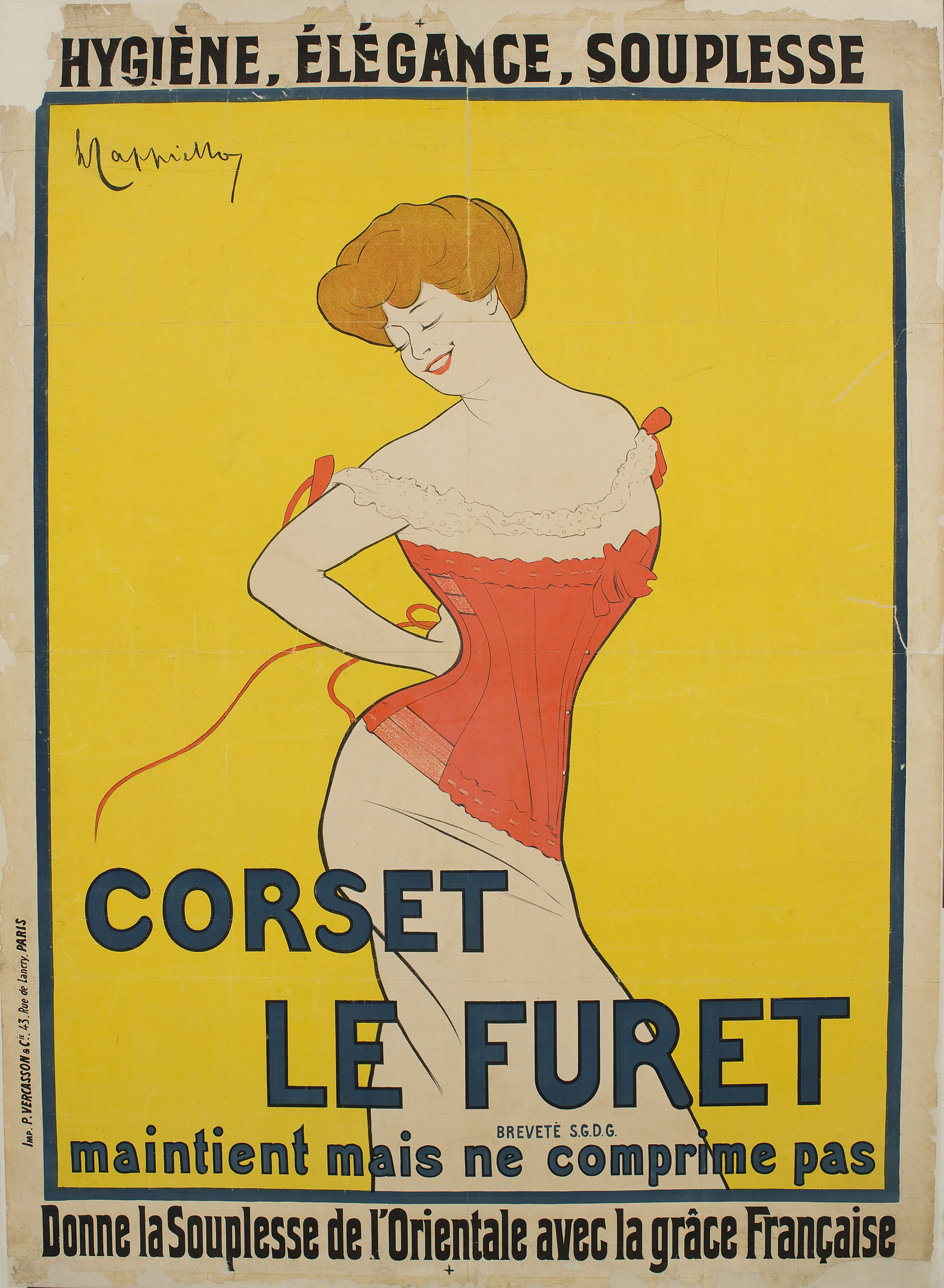 image for: Leonetto Cappiello - Corset Le Furet - 1901