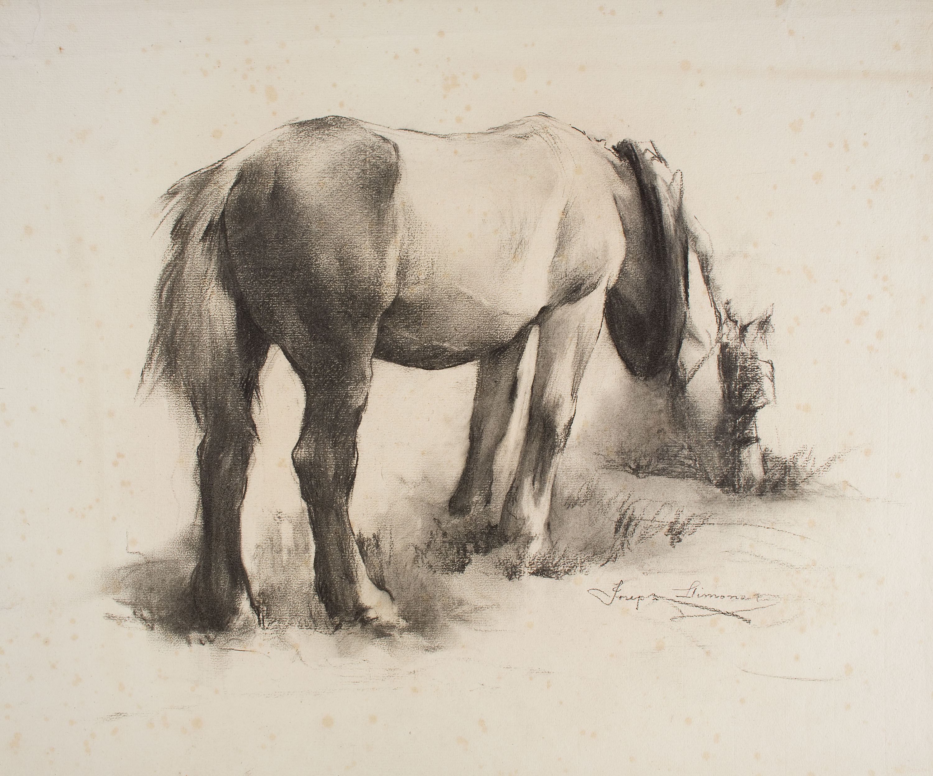 image for: Josep Llimona - Cavall - Cap a 1900