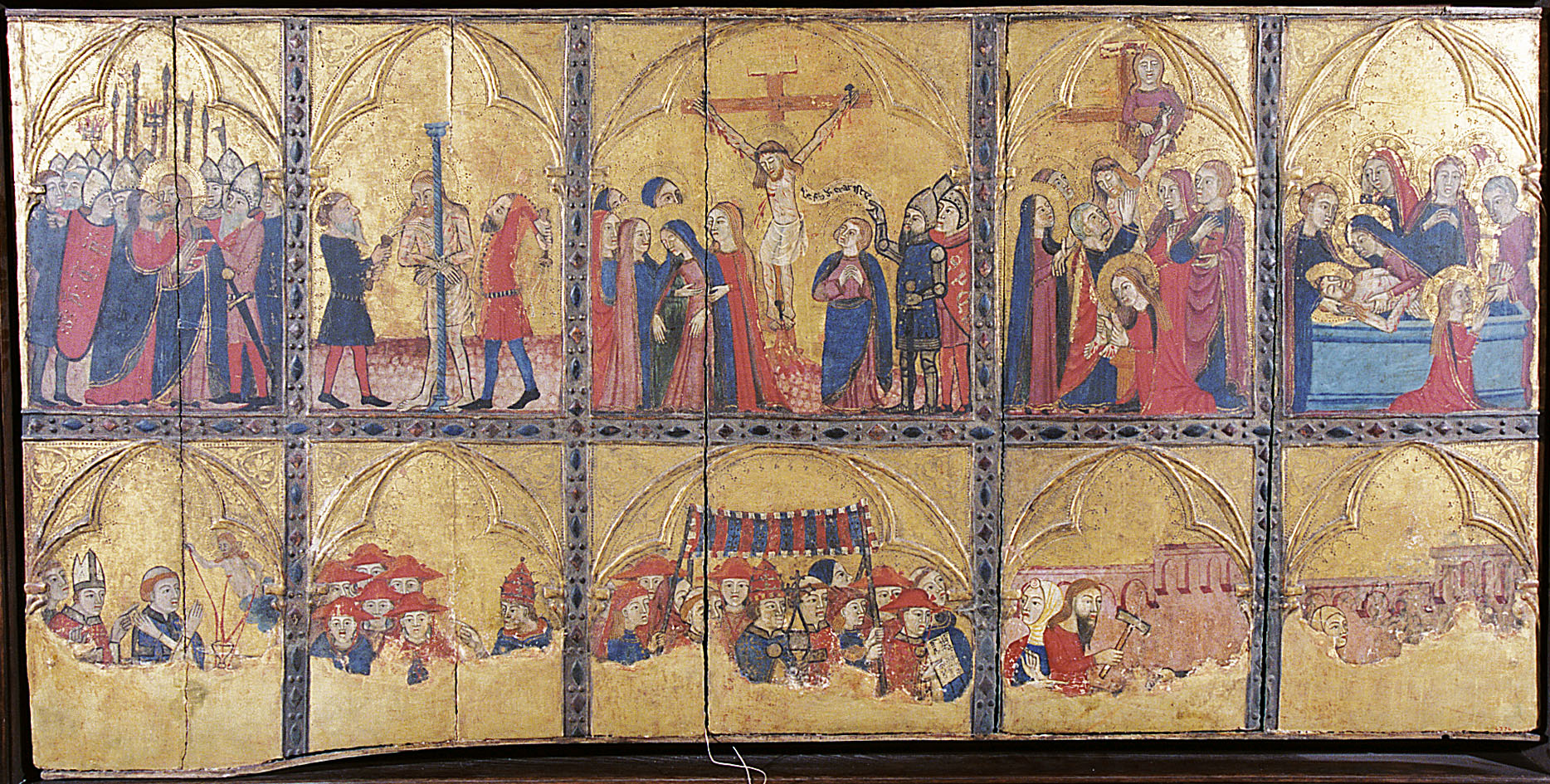 image for: Anònim - Taula de la Passió i l'Eucaristia - Segona meitat del segle XIV