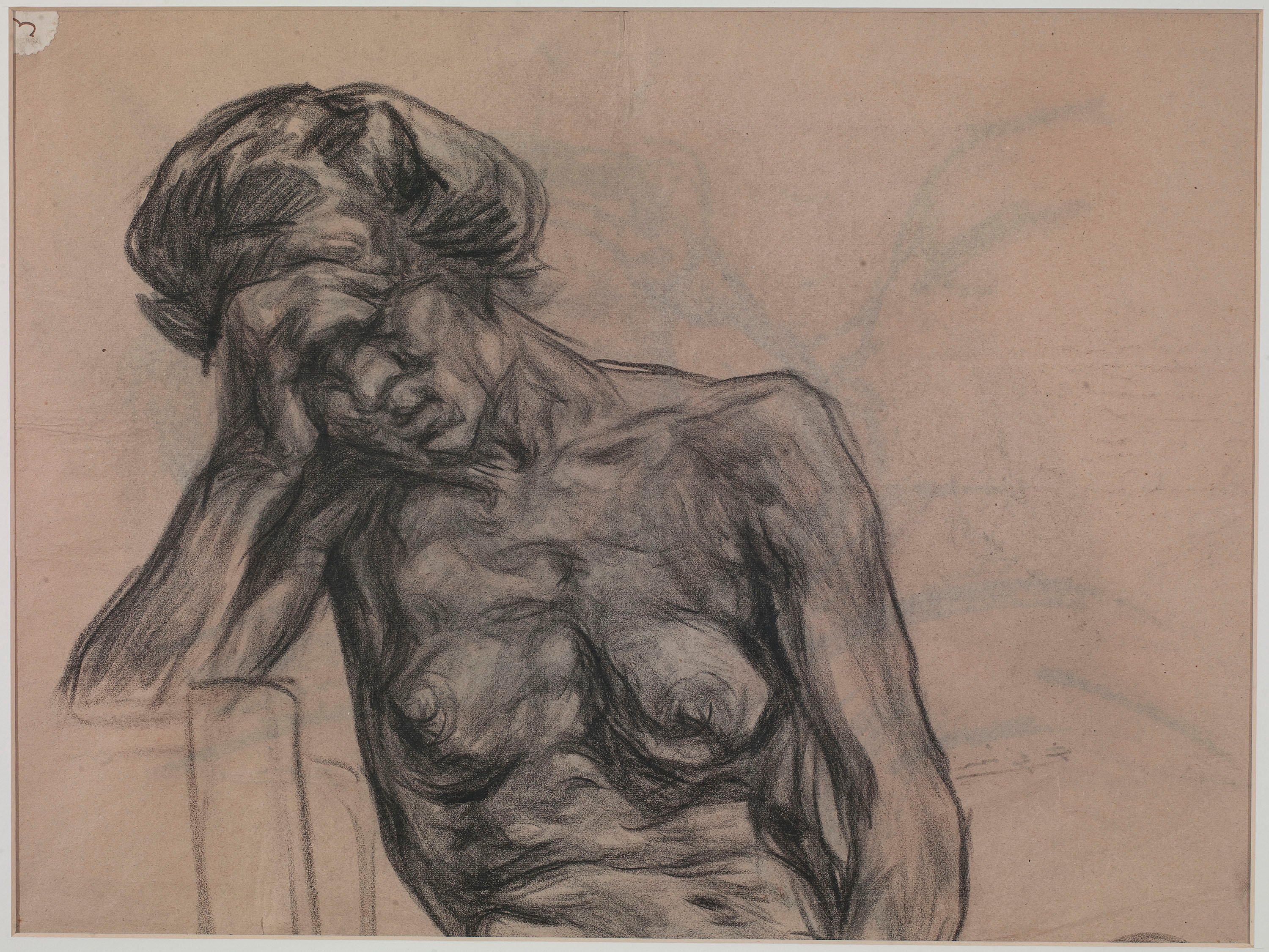 image for: Francesc Gimeno - El son (anvers) / Nu femení (revers) - Cap a 1899-1900 [1]