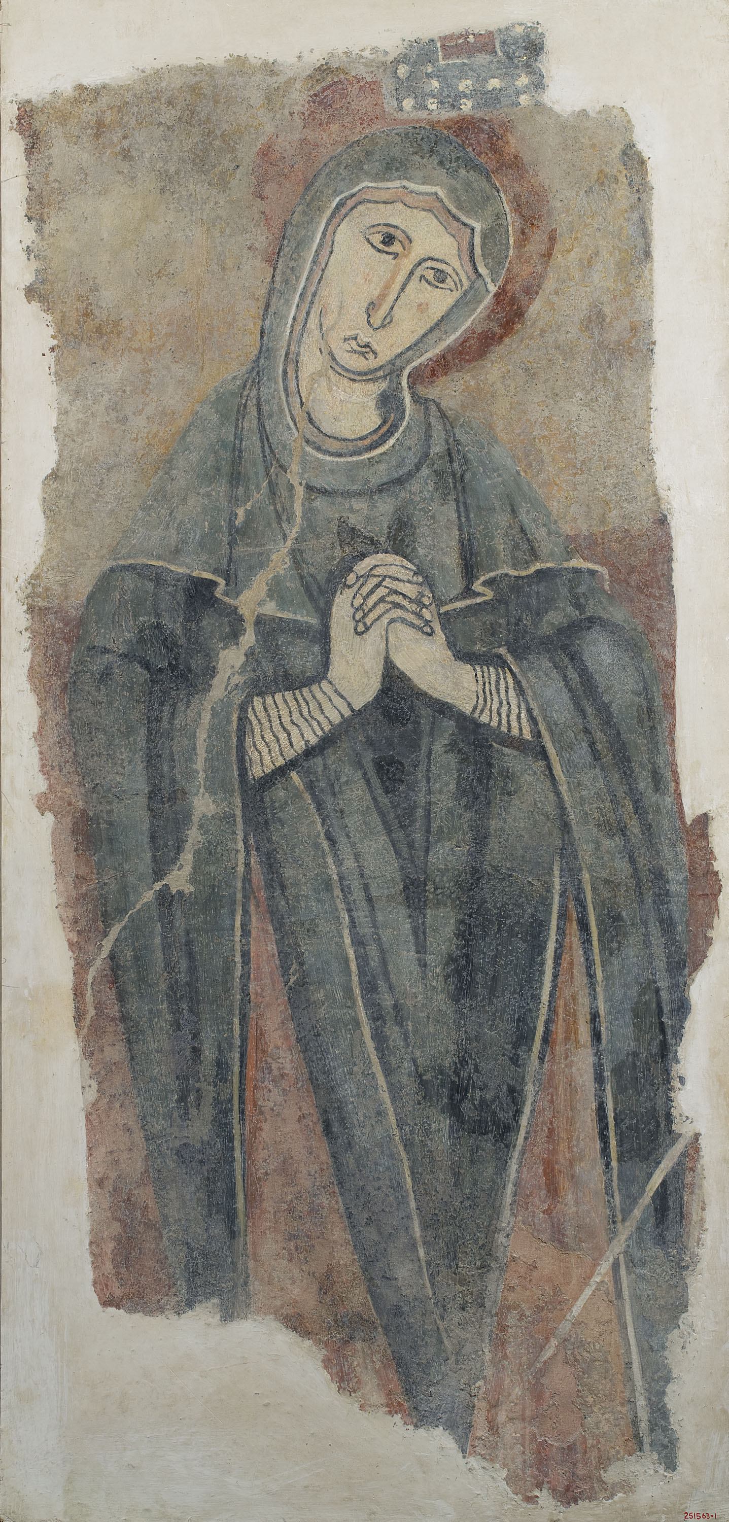 Anònim. Catalunya - Mare de Déu de la Crucifixió, d'Estaon - Mitjan segle XII image for: Anònim. Catalunya - Mare de Déu de la Crucifixió, d'Estaon - Mitjan segle XII