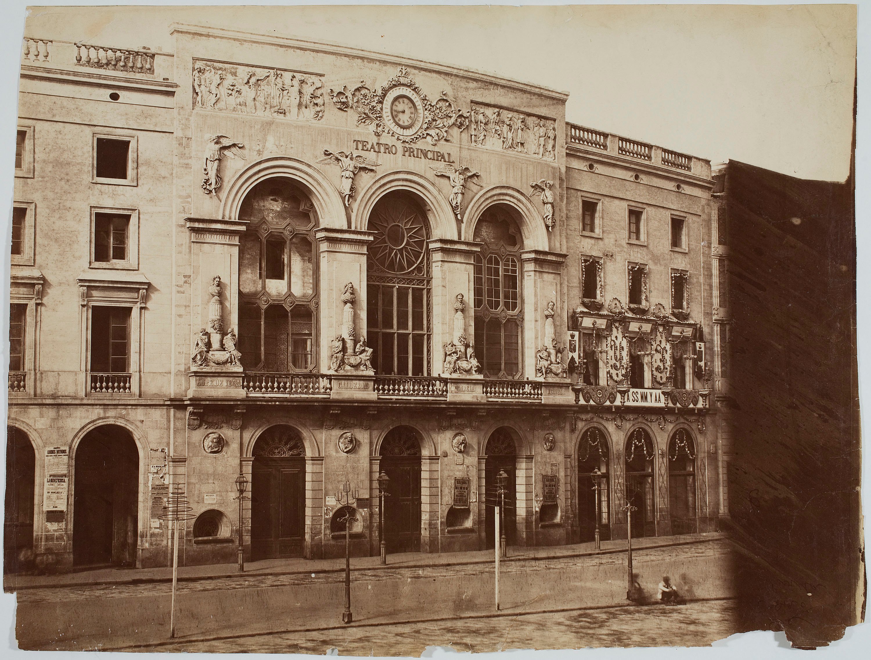 image for: Charles Clifford - Teatro del Liceo y Casino (Barcelona) [Teatre Principal] - 1860