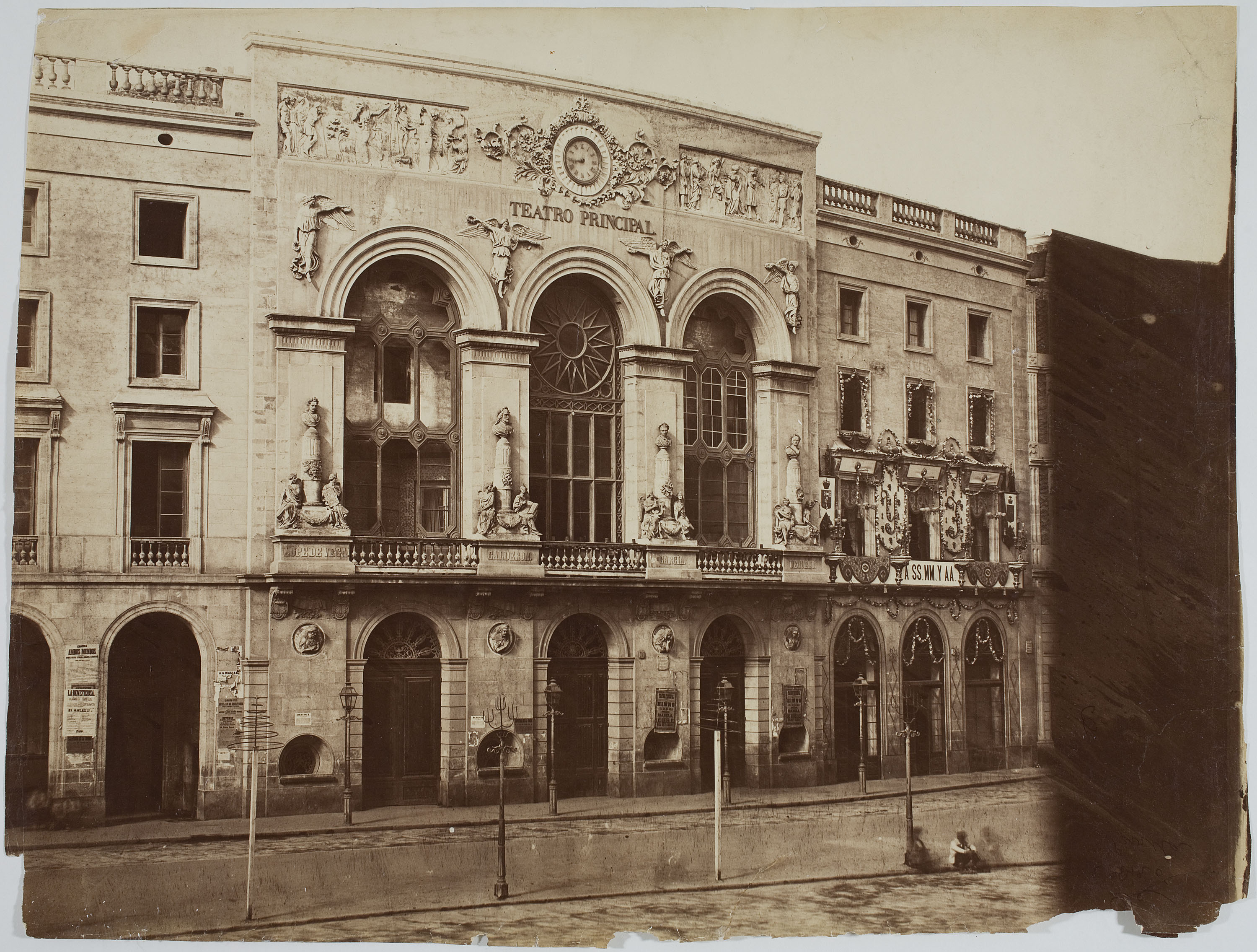 image for: Charles Clifford - Teatro del Liceo y Casino (Barcelona) [Teatre Principal] - 1860