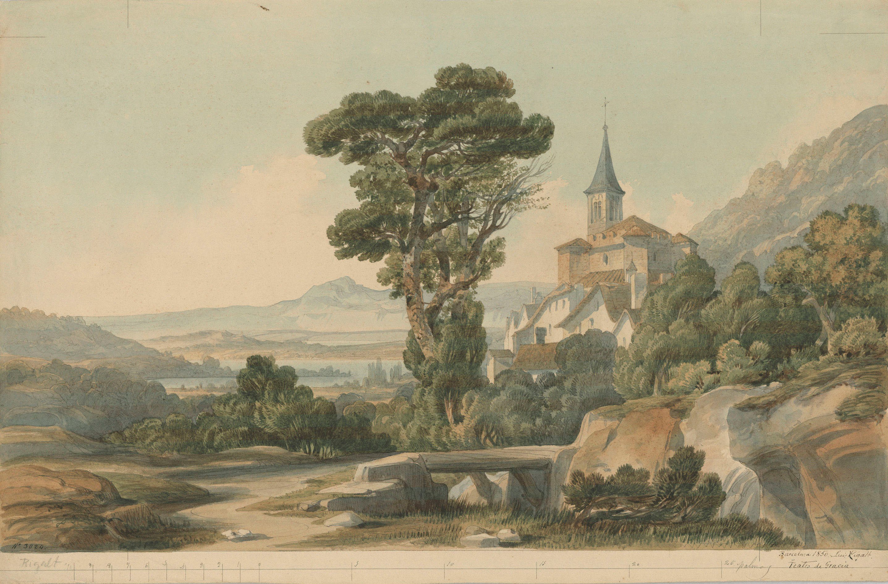 image for: Lluís Rigalt - Teatre de Gràcia (escenografia) - 1850
