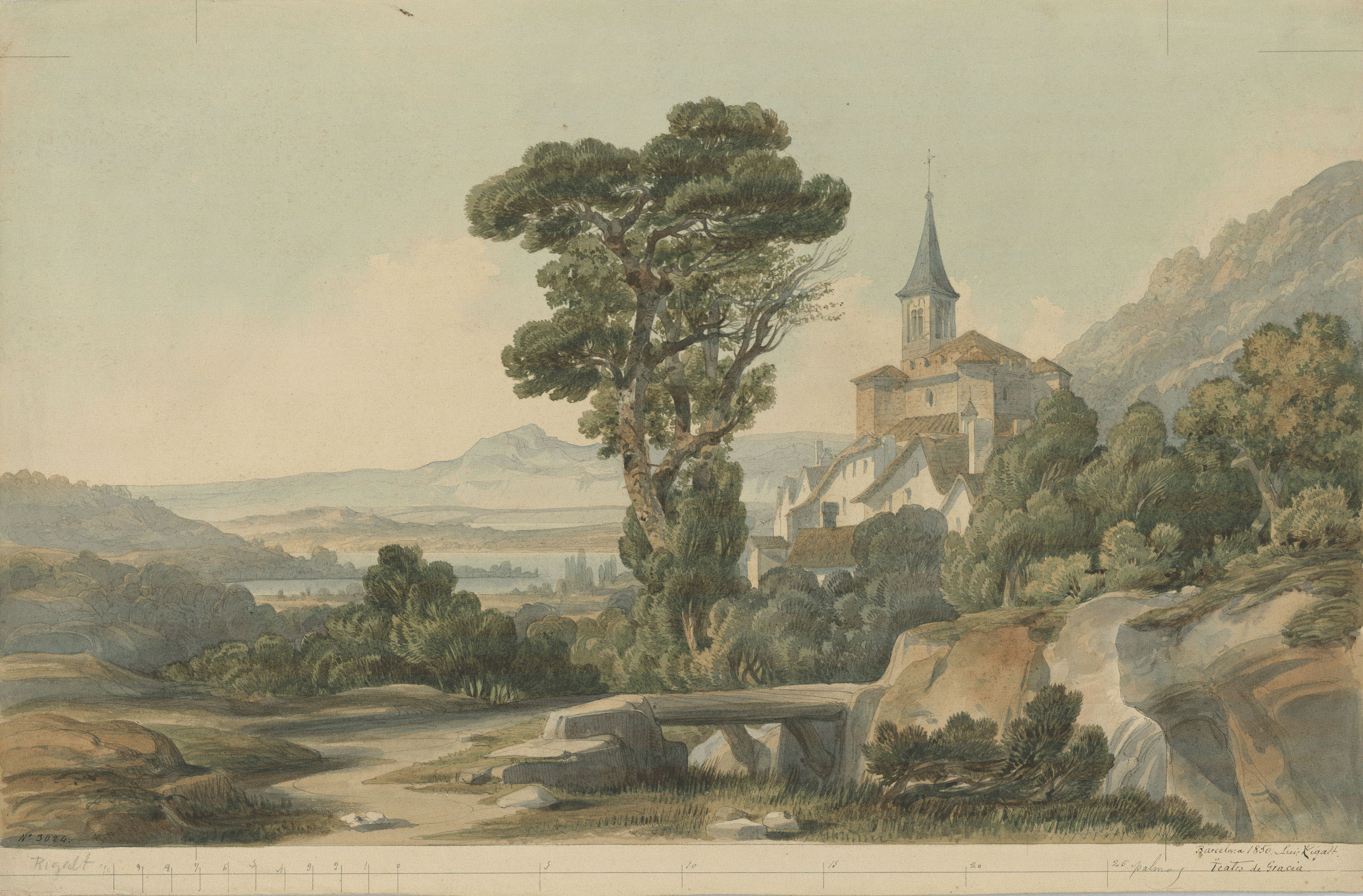 image for: Lluís Rigalt - Teatre de Gràcia (escenografia) - 1850