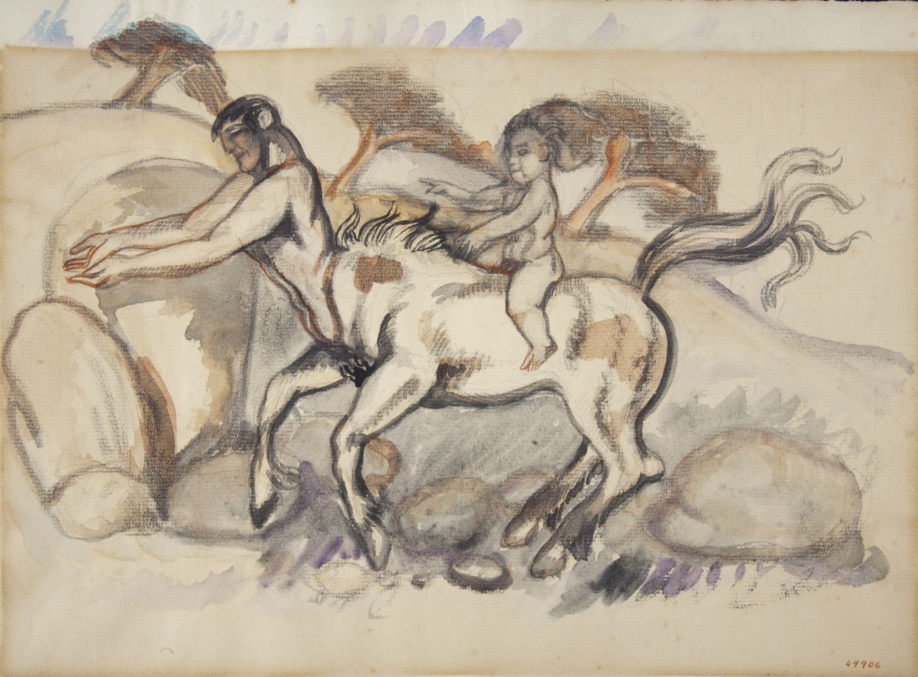image for: Ismael Smith - Centaure i amoret - 1933