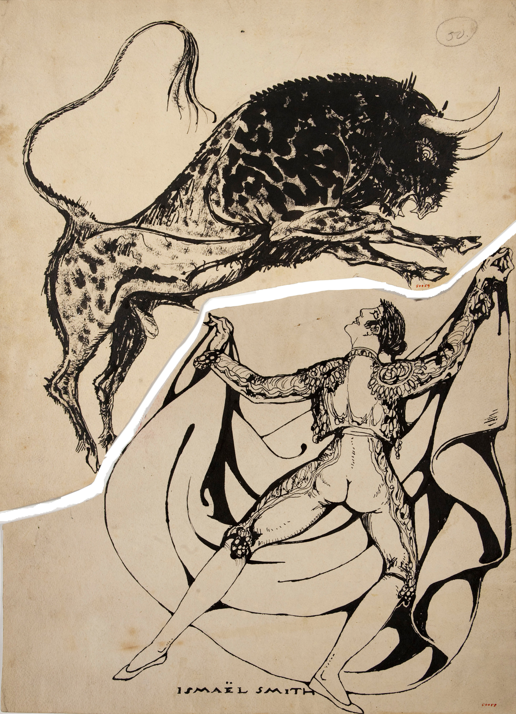 image for: Ismael Smith - Toro i torero - 1903