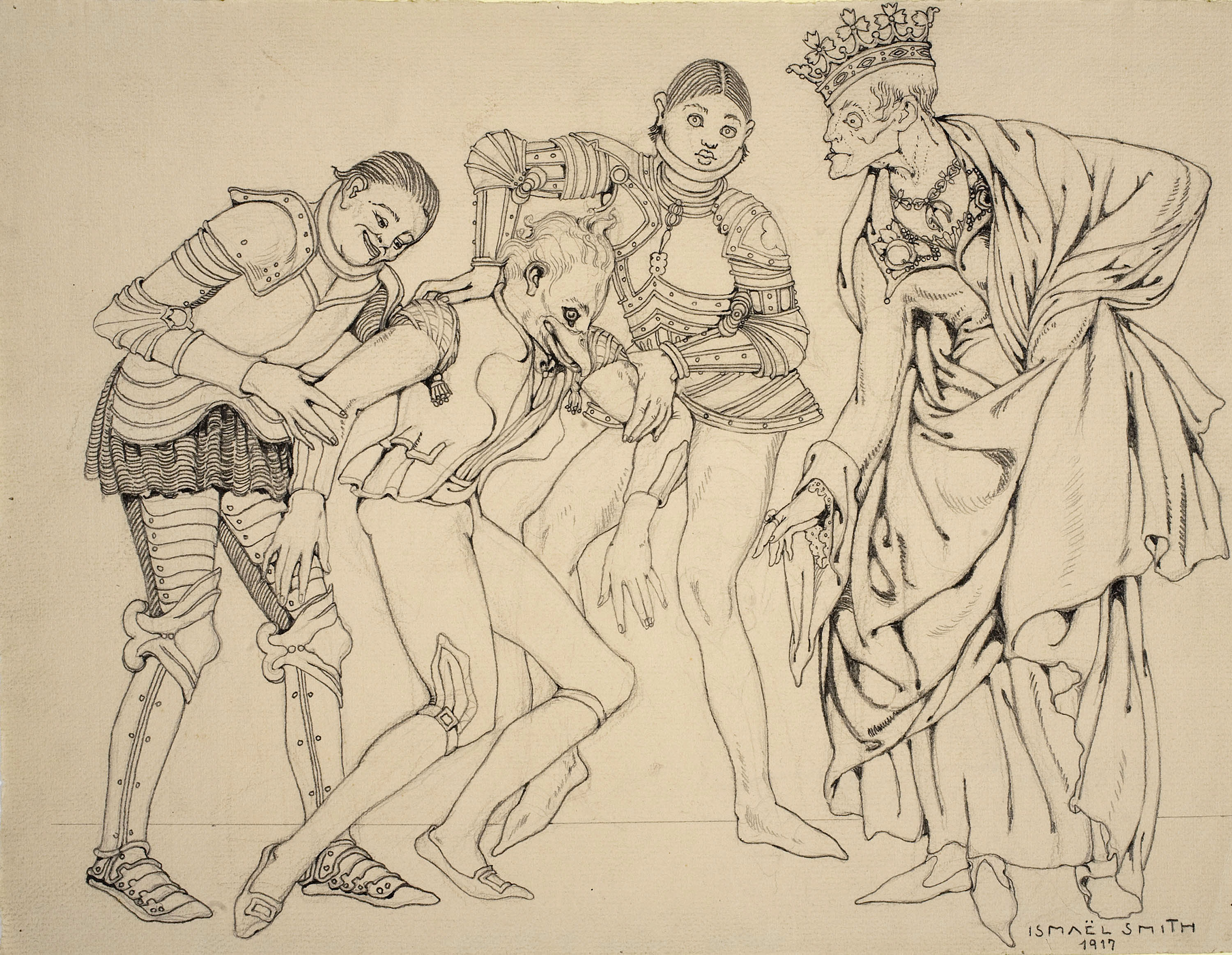 image for: Ismael Smith - Il·lustració per al conte «Cabeza de pato» - 1917