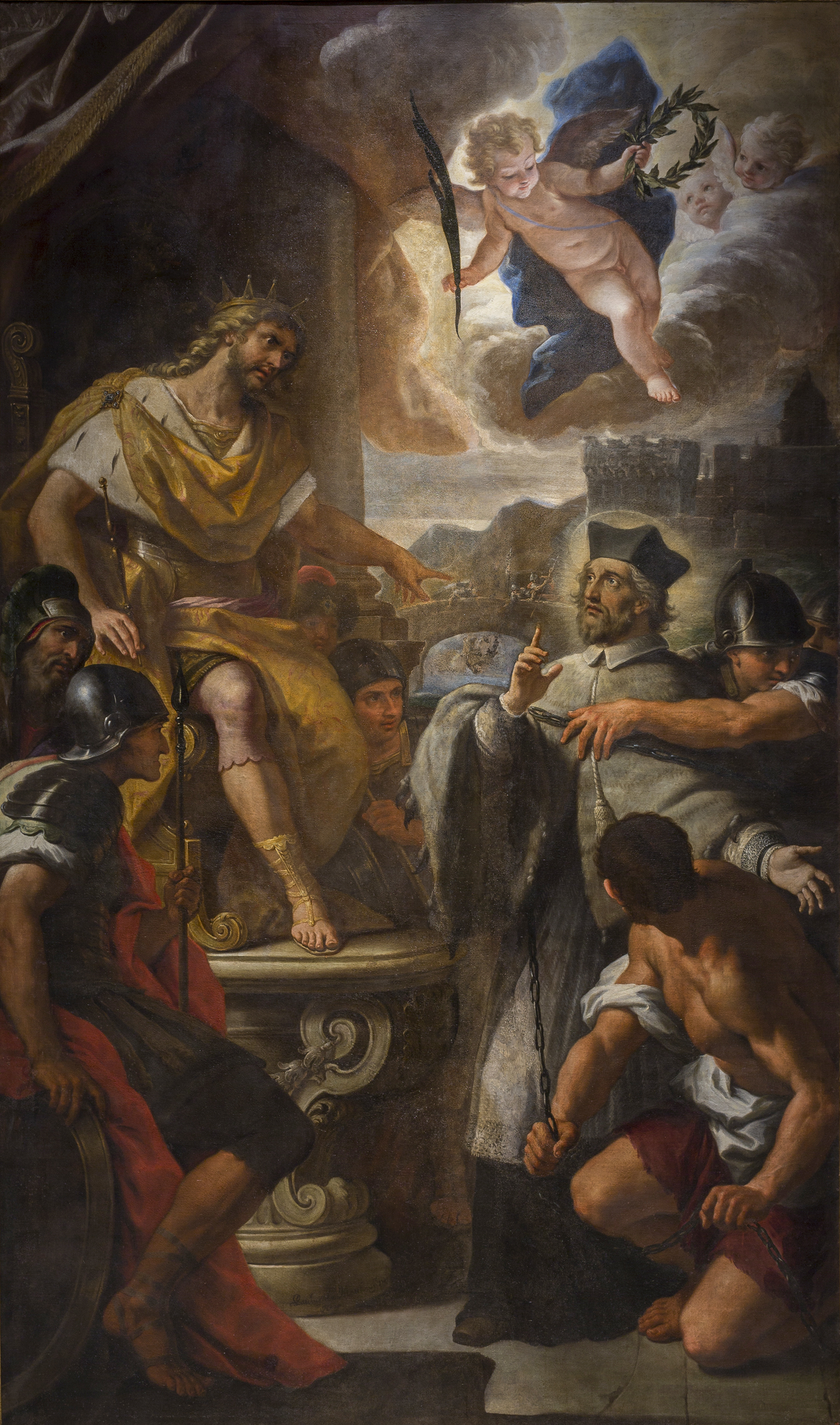 image for: Paolo de Matteis - El rei Venceslau IV sentencia sant Joan Nepomucè - 1710