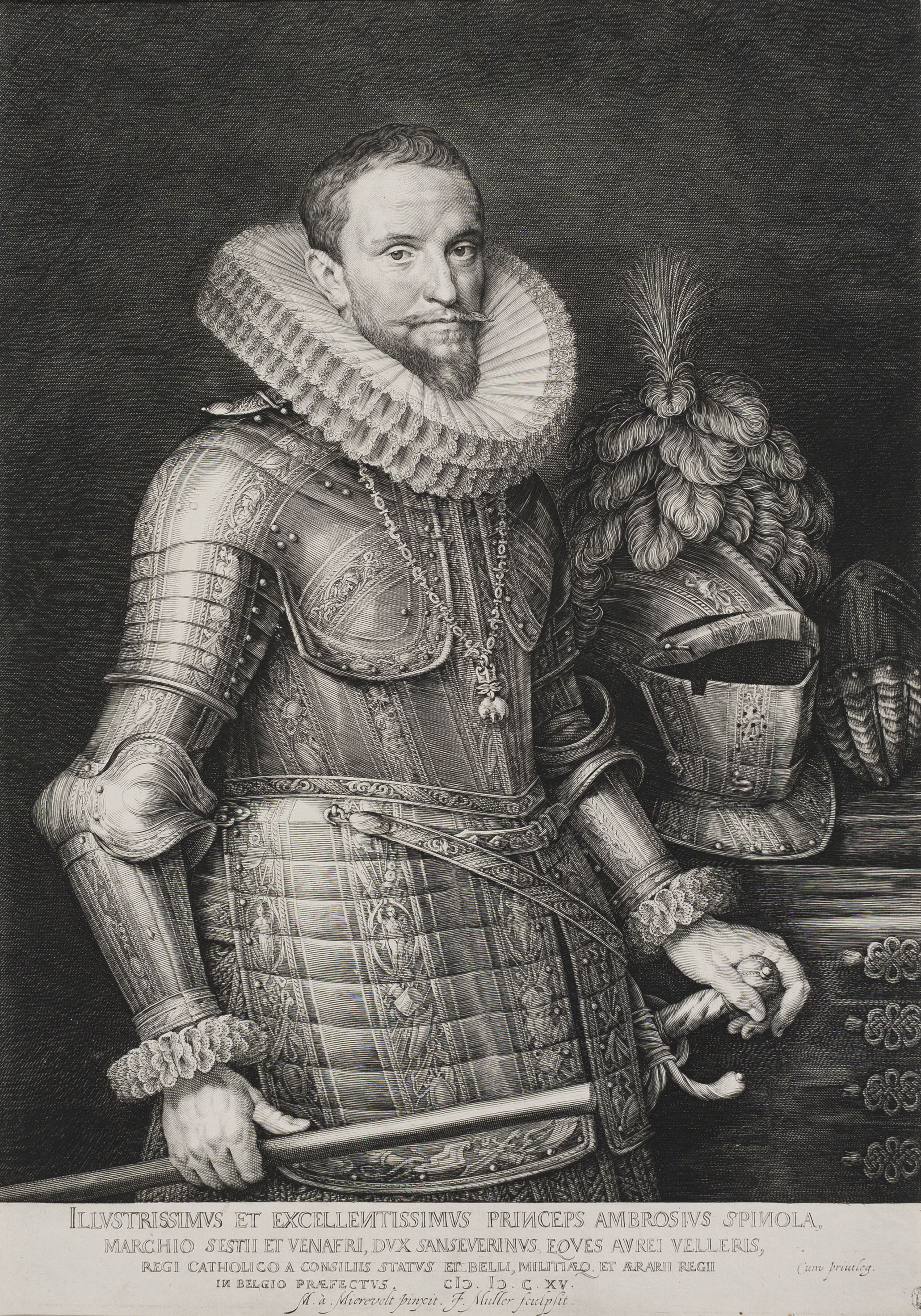 image for: Jan Muller - Retrat d'Ambrosio Spinola - Cap a 1615