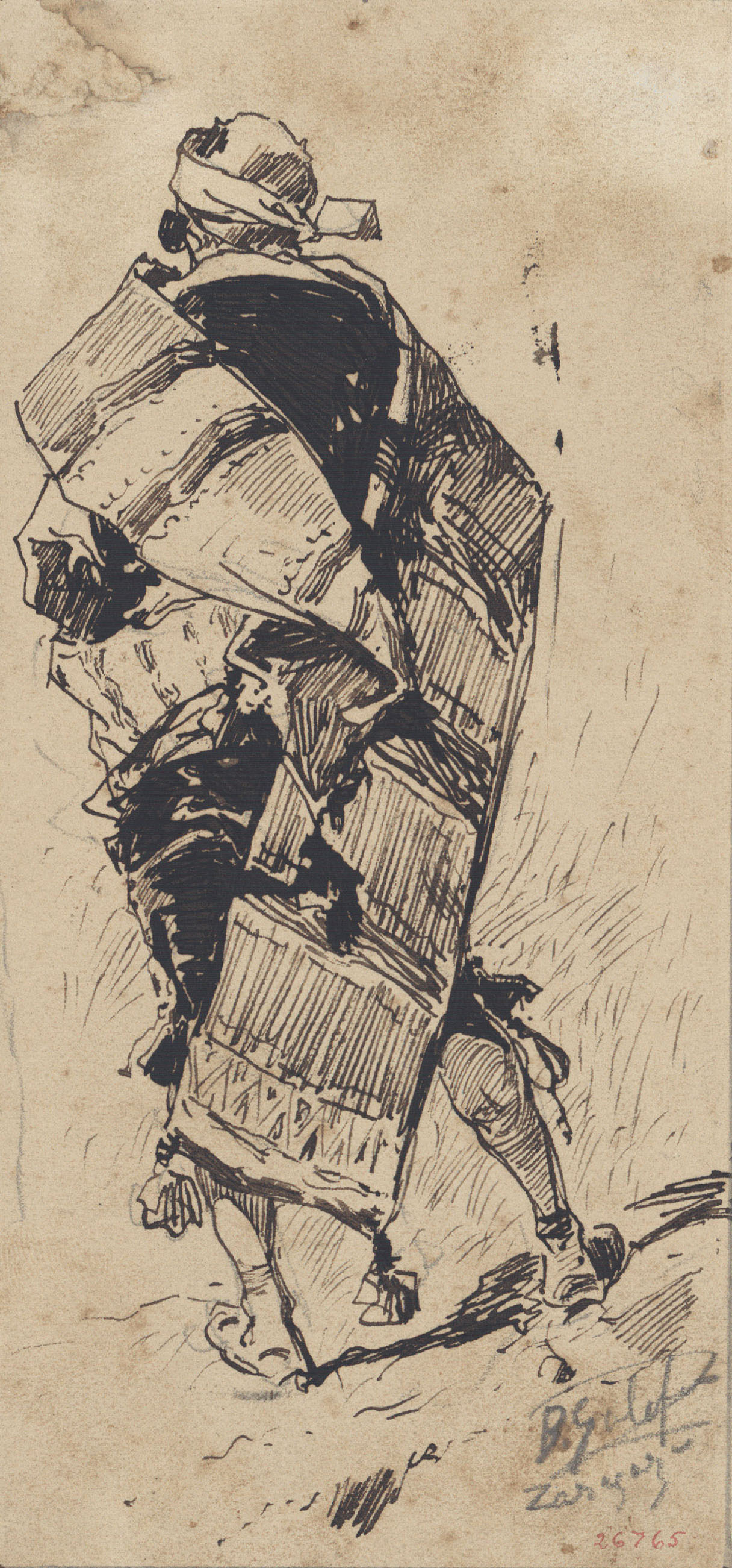 Baldomer Galofre - Tipus aragonès (Saragossa) - Cap a 1887 image for: Baldomer Galofre - Tipus aragonès (Saragossa) - Cap a 1887