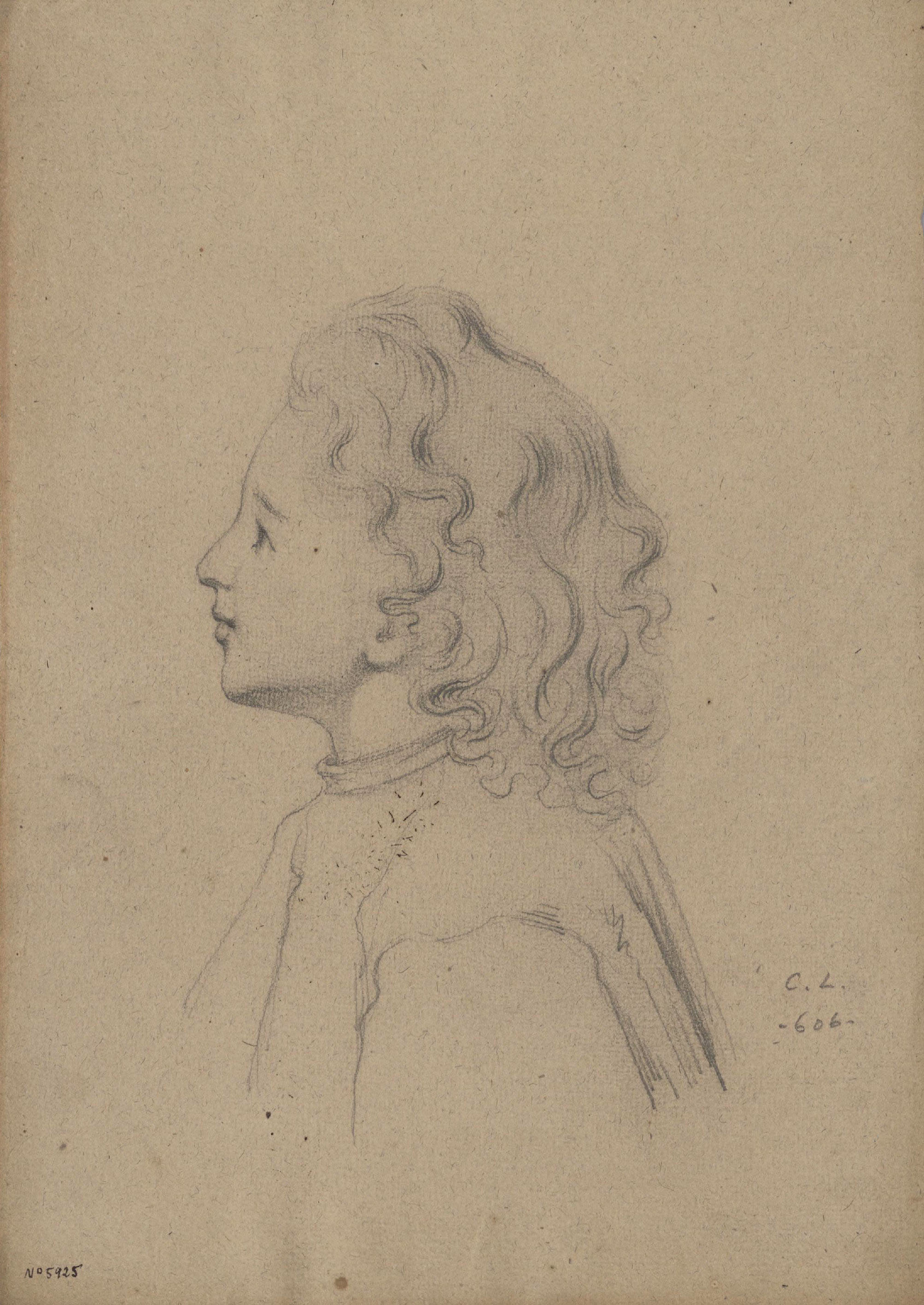 image for: Claudi Lorenzale - Cap de nen - Cap a 1850-1870