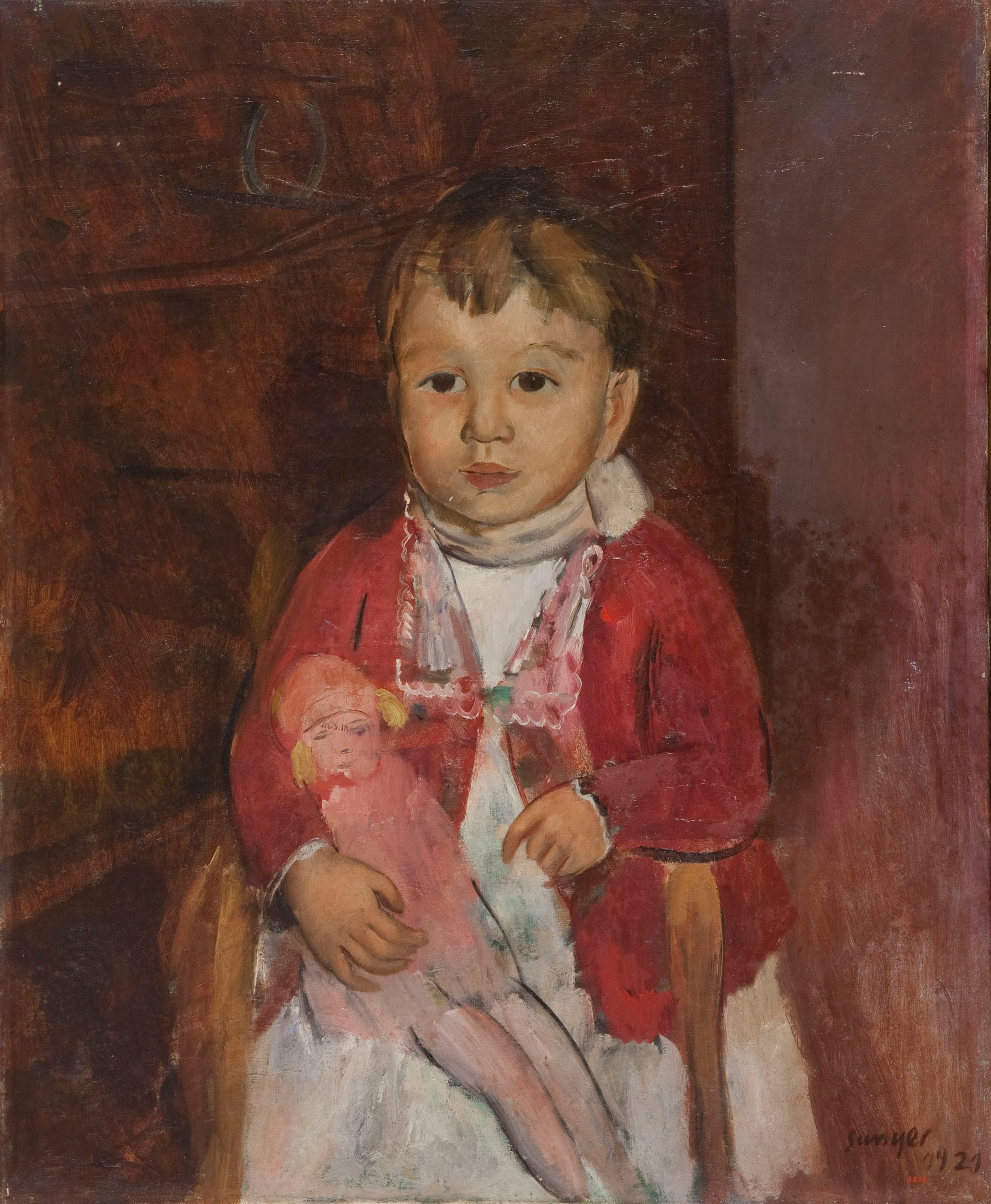 image for: Joaquim Sunyer - La meva filla Victòria - 1921