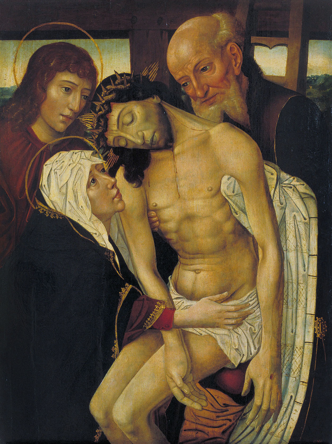 image for: Anònim - Davallament de la creu - Segona meitat del segle XV - primera meitat del segle XVI