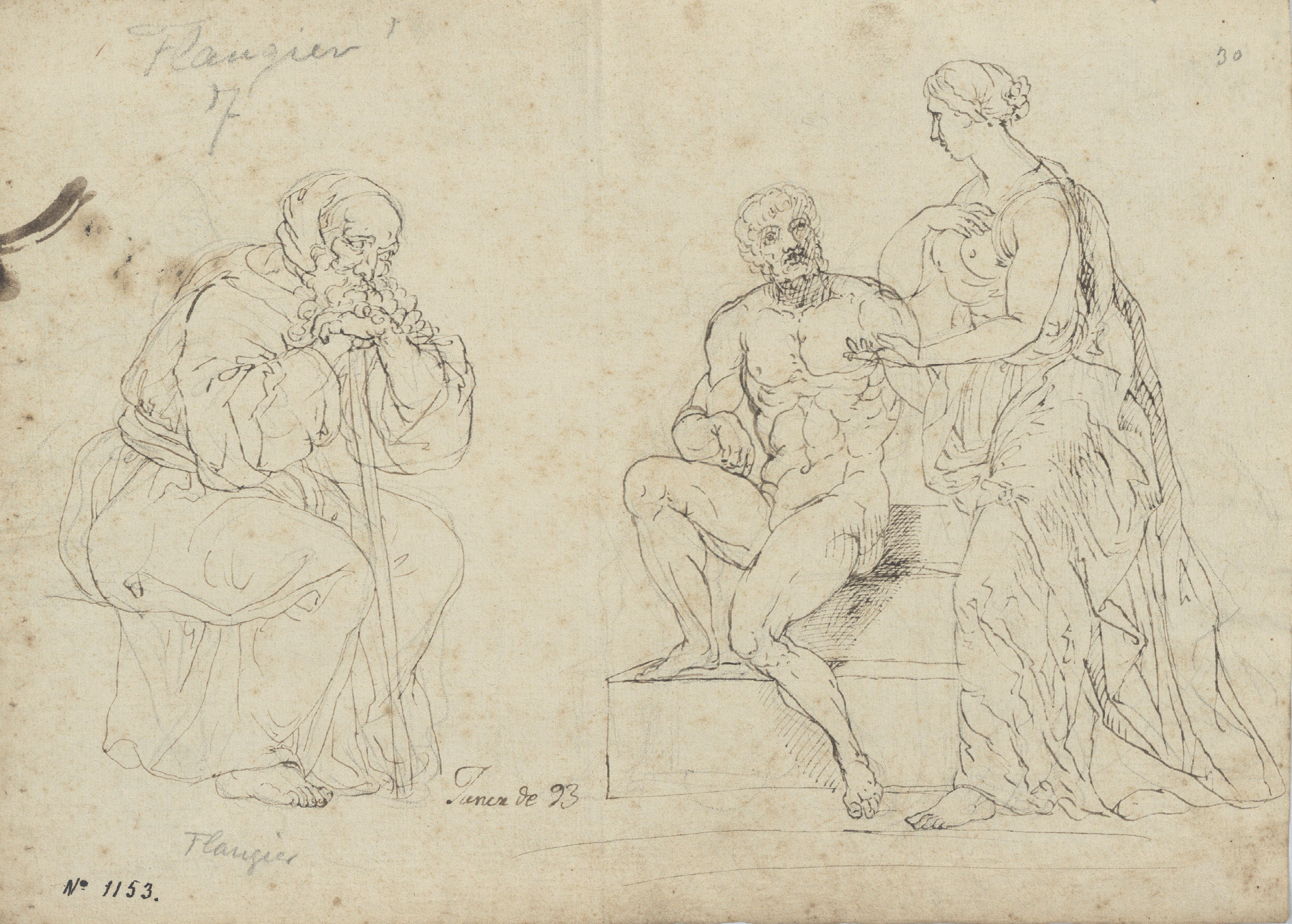 image for: Josep Bernat Flaugier - El vell i la Caritat romana - Gener de 1793