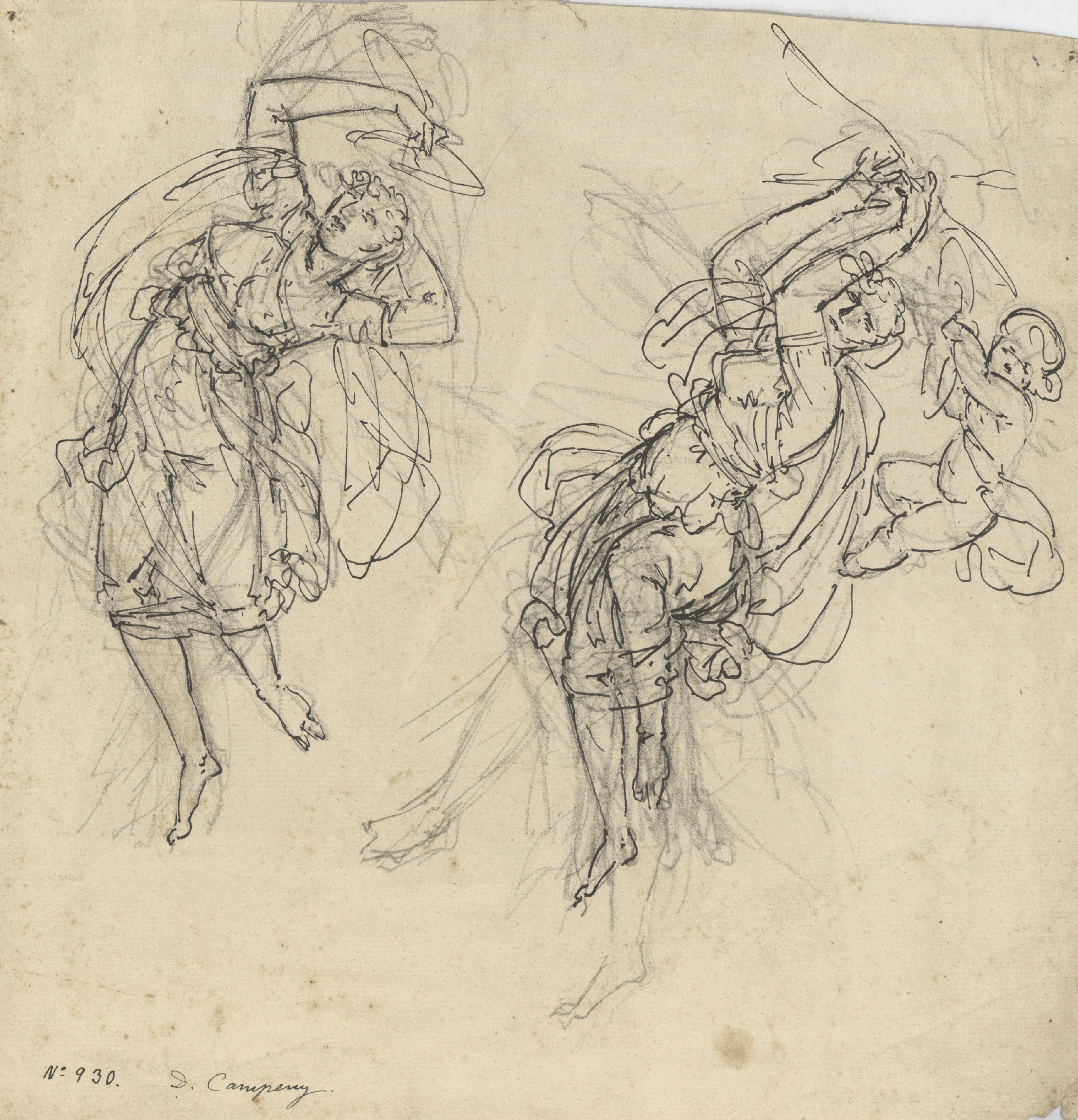 image for: Pau Rigalt - Figures al·legòriques - Cap a 1800-1814