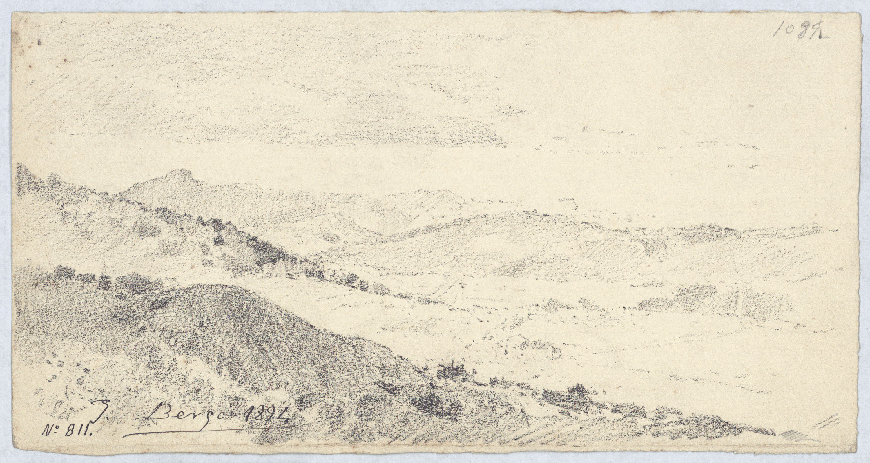 image for: Josep Berga Boix - Estudi d'un paisatge - 1894