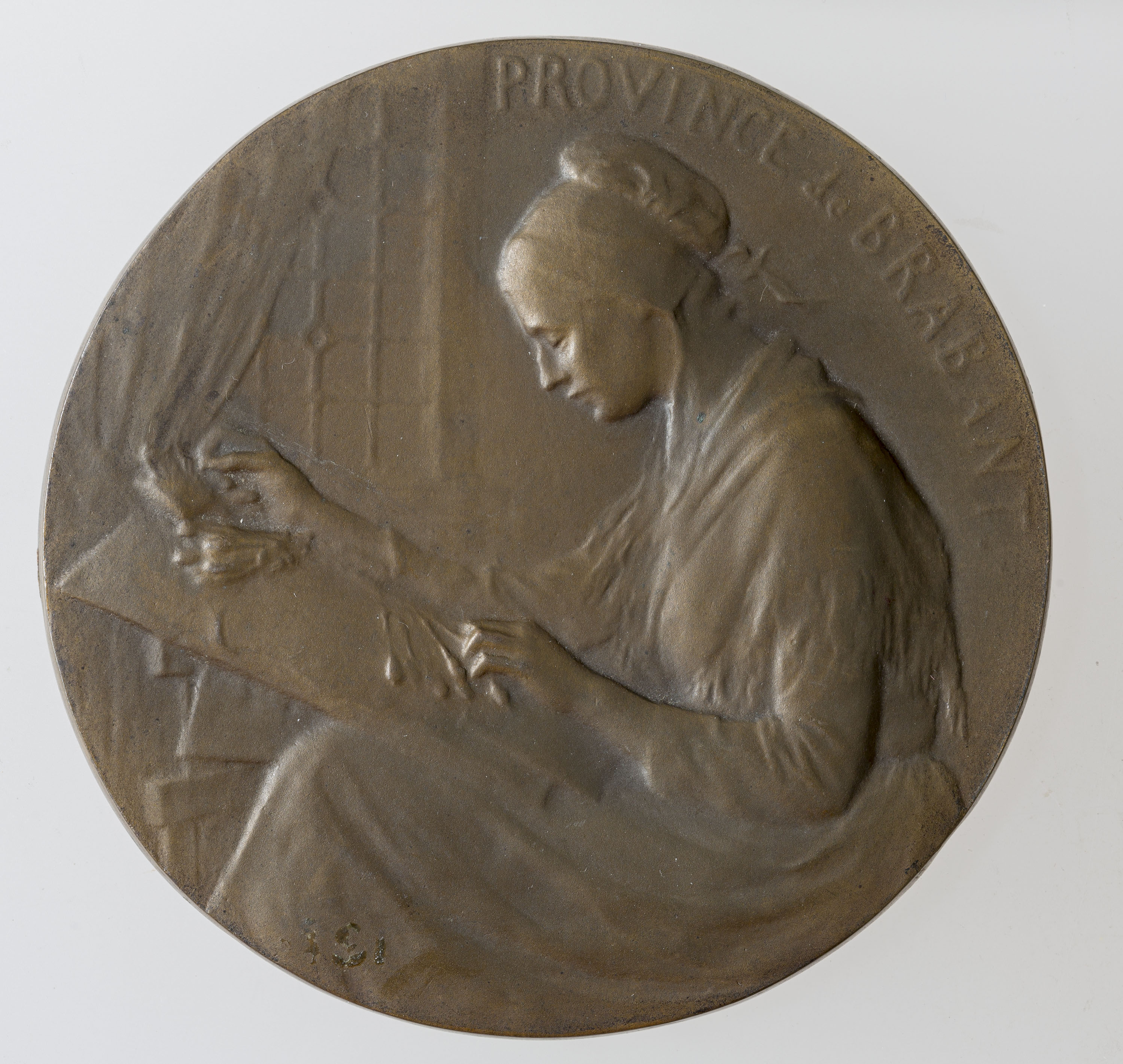 Godefroid Devreese - La dentelliére. Province de Brabant (només anvers) - 1898 image for: Godefroid Devreese - La dentelliére. Province de Brabant (només anvers) - 1898