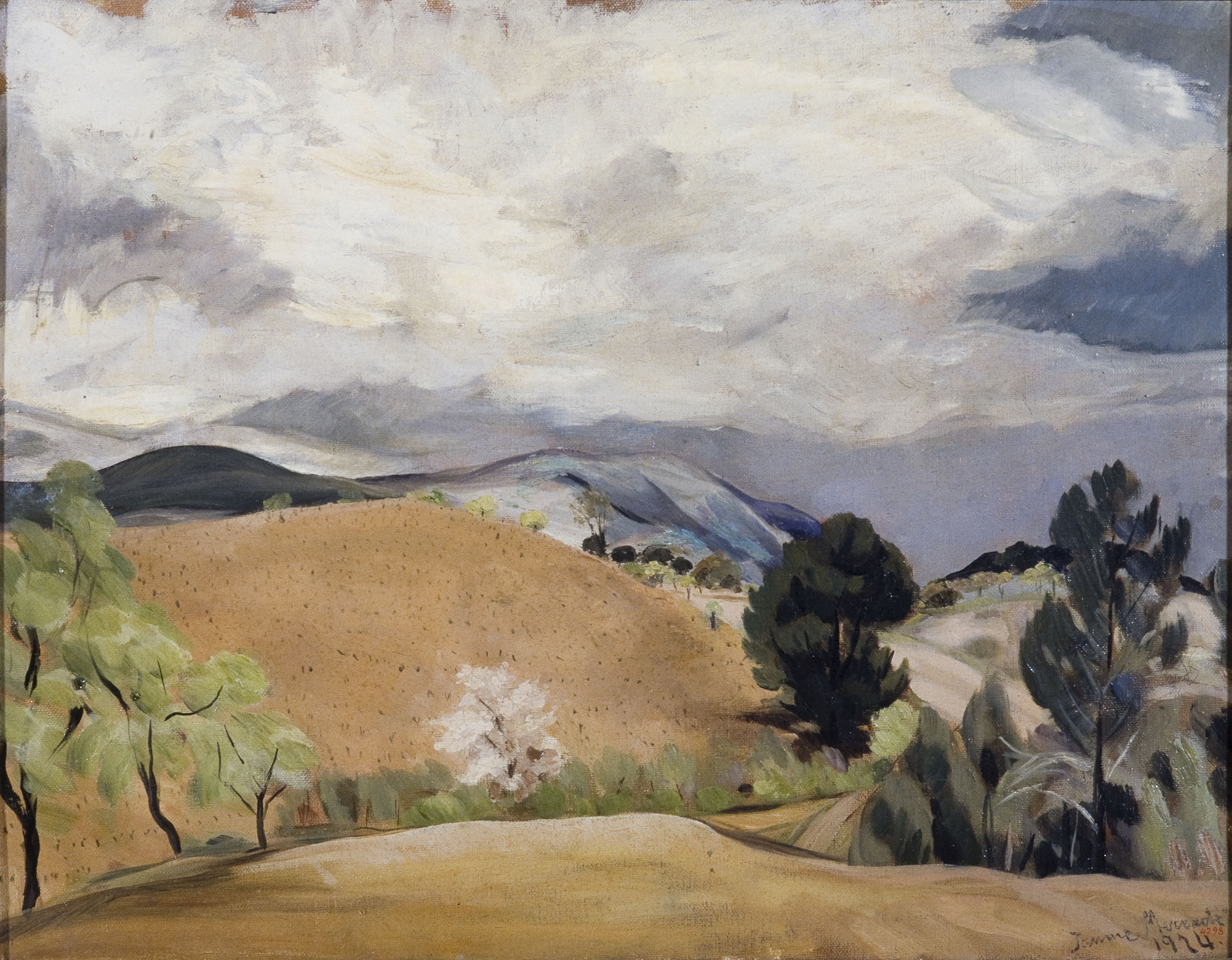 image for: Jaume Mercadé Queralt - Paisatge de Valls - 1924