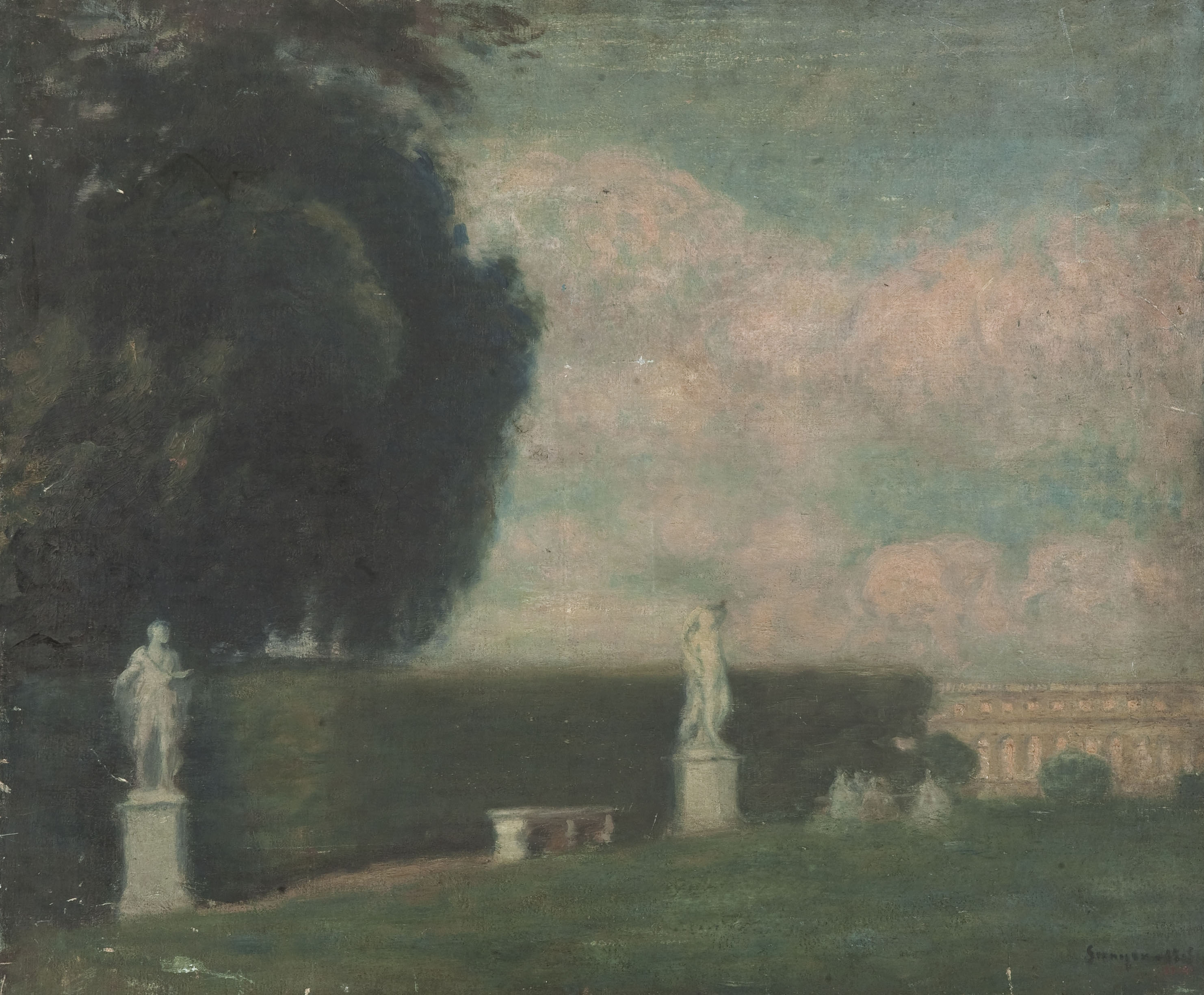image for: Joaquim Sunyer - Versalles - París, 1905