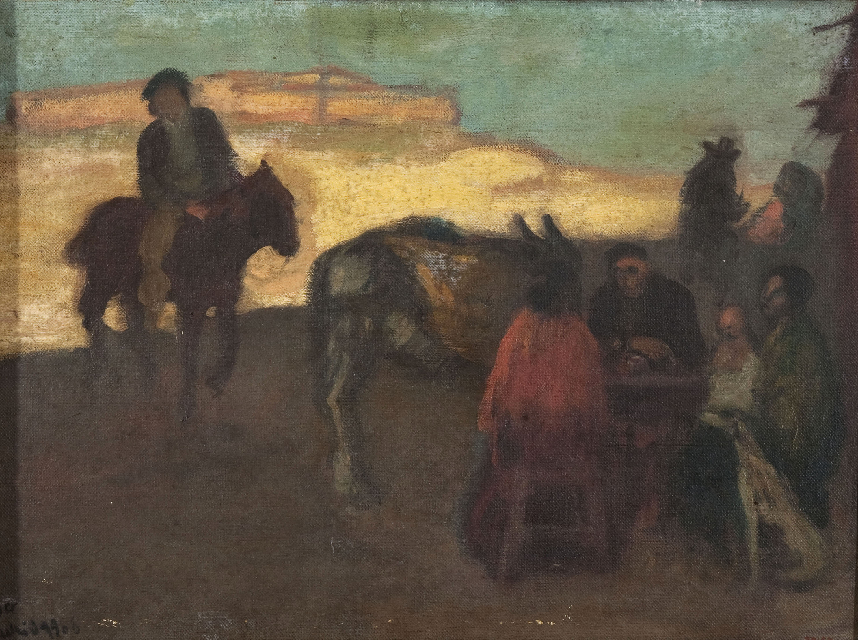 image for: Joaquim Sunyer - Gitanes - Madrid, 1906