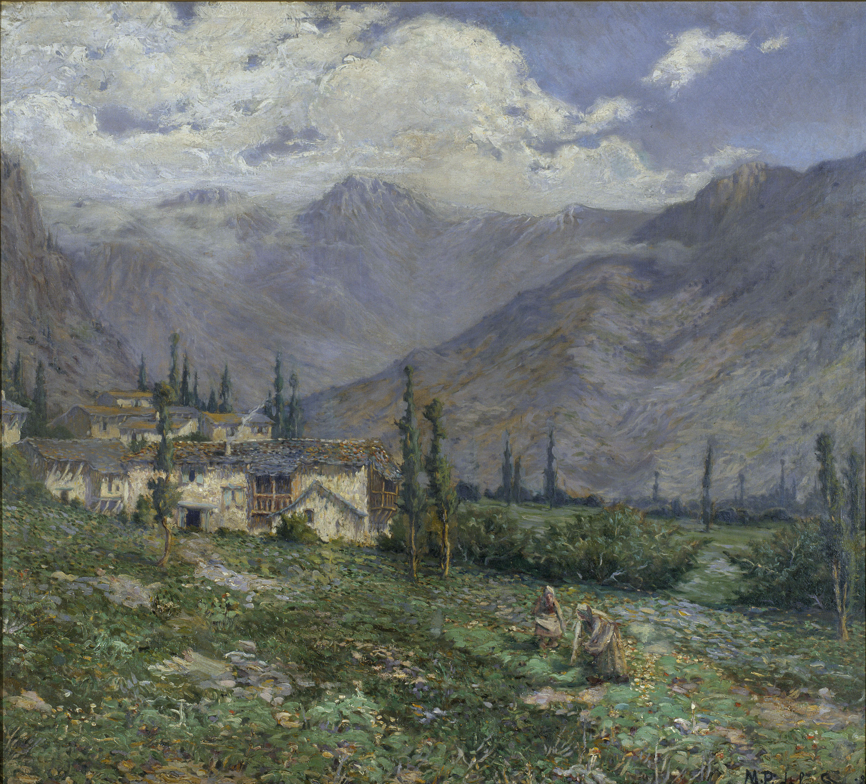 image for: Marià Pidelaserra - Paisatge del Pirineu - 1899