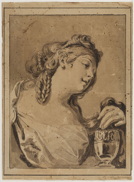 Luis Paret - La Magdalena - 1795 image for: Luis Paret - La Magdalena - 1795