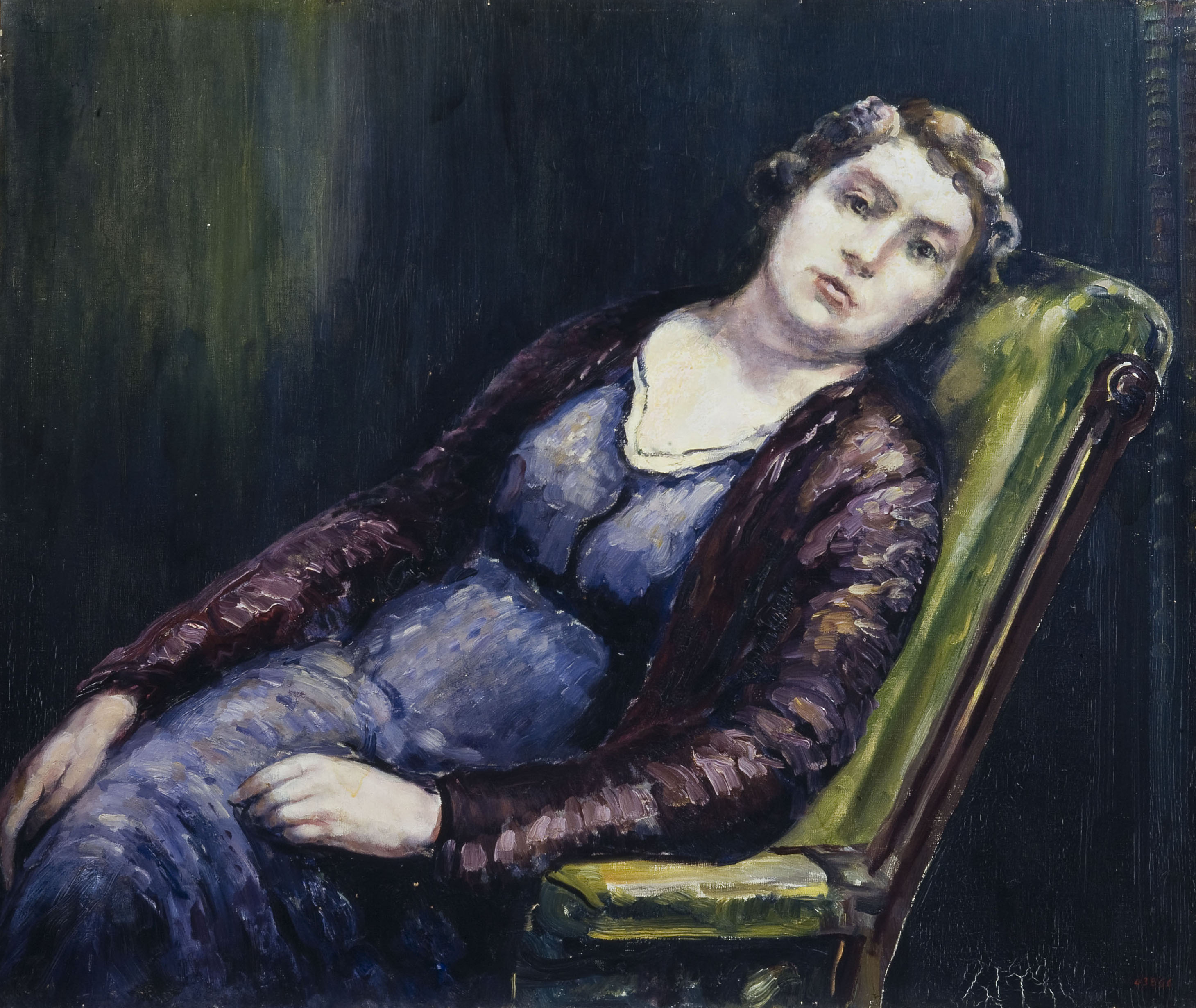 image for: Marià Pidelaserra - La senyora del balancí - 1934