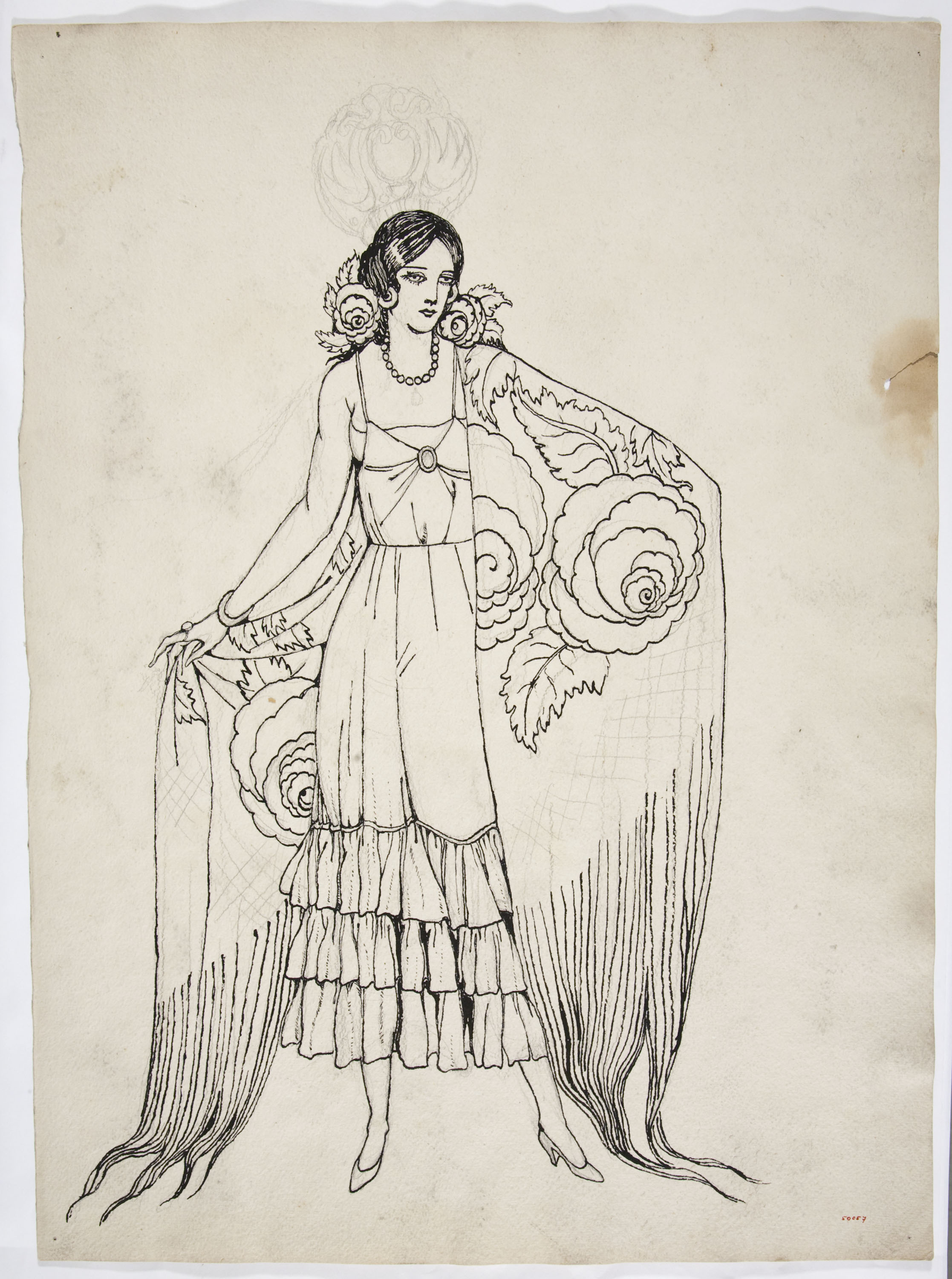 image for: Ismael Smith - Dama amb mantó de Manila - Cap a 1922
