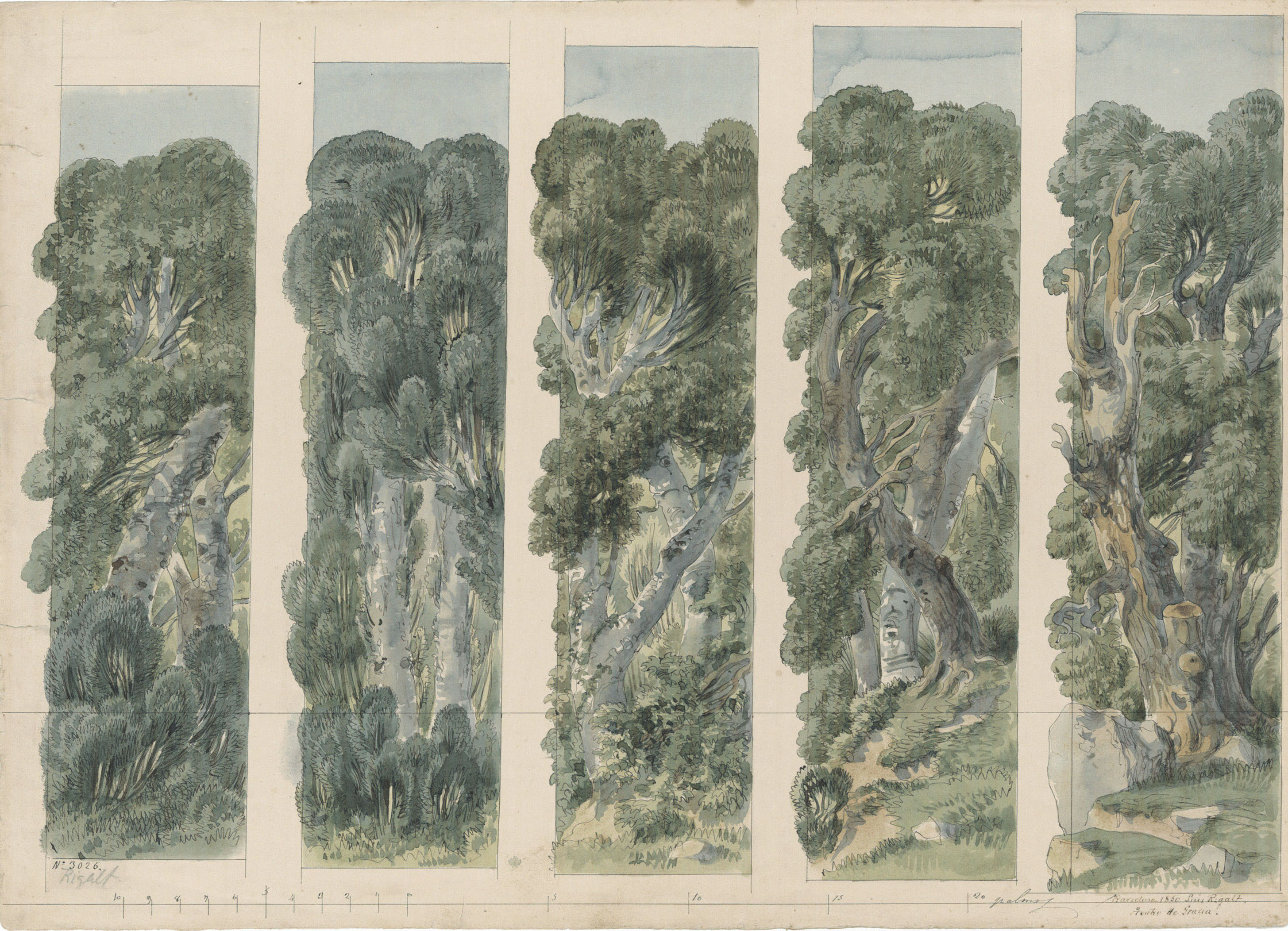 Lluís Rigalt - Paisatge (escenografia) - 1850 image for: Lluís Rigalt - Paisatge (escenografia) - 1850