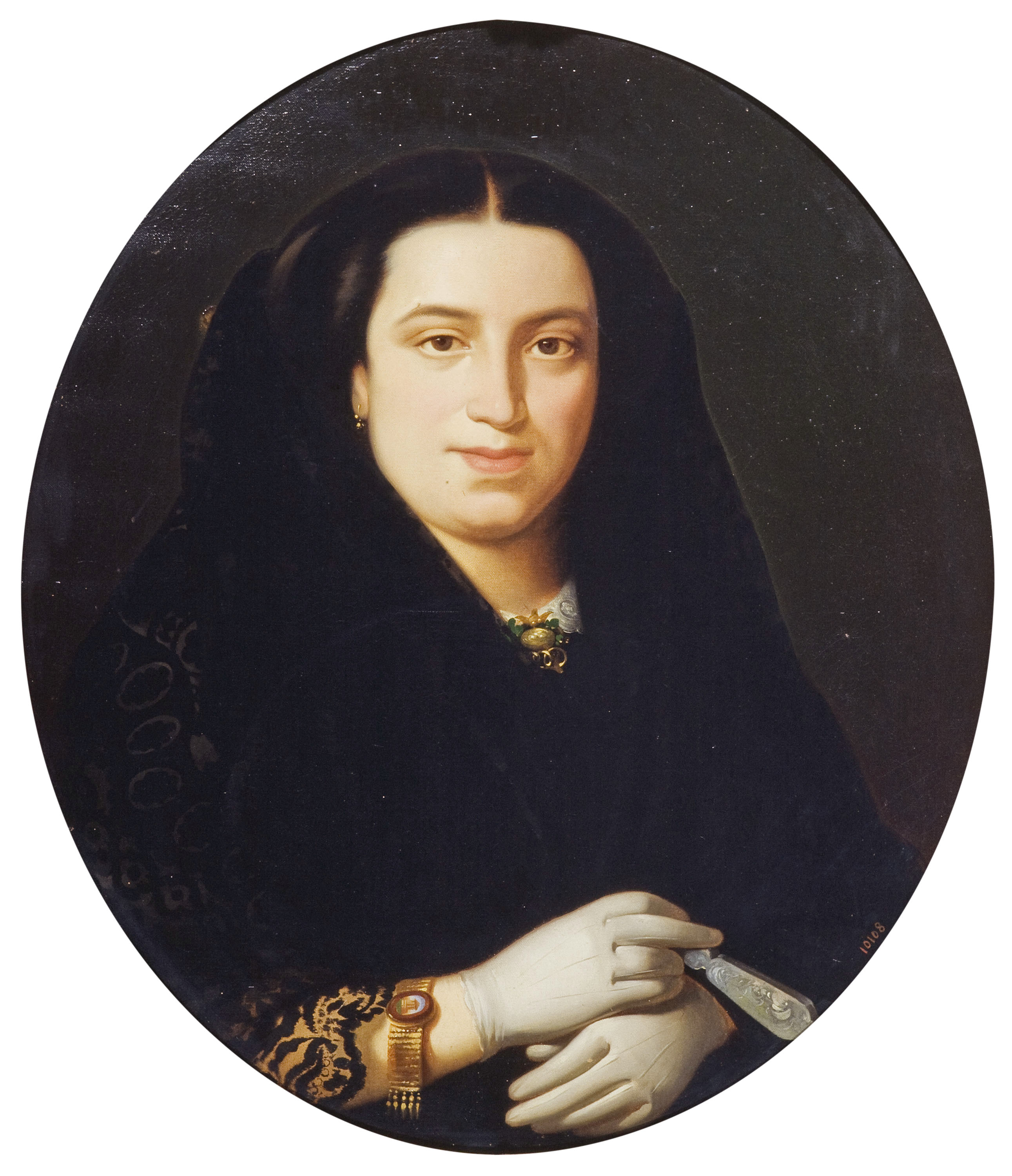 image for: Claudi Lorenzale - Retrat d'Eloïsa Carmona - Cap a 1879