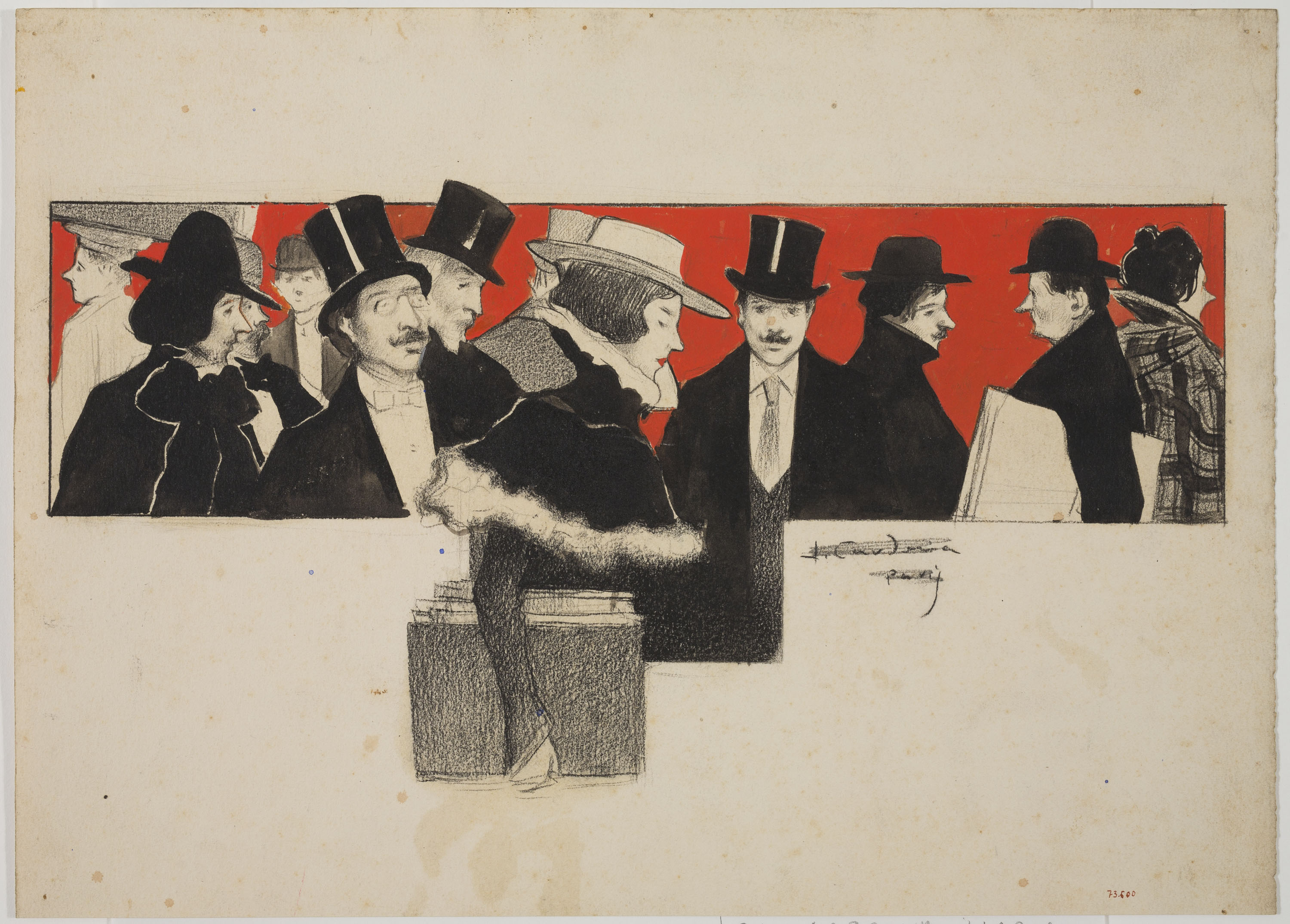 image for: Joan Cardona - Grup de persones elegants - Cap a 1901