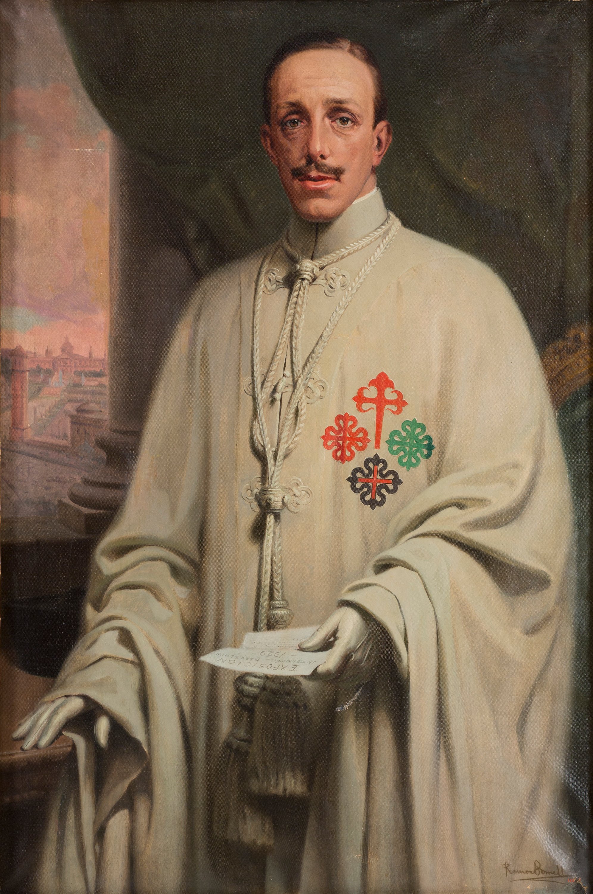 image for: Ramon Borrell Pla - Retrat del rei Alfons XIII - Cap a 1929