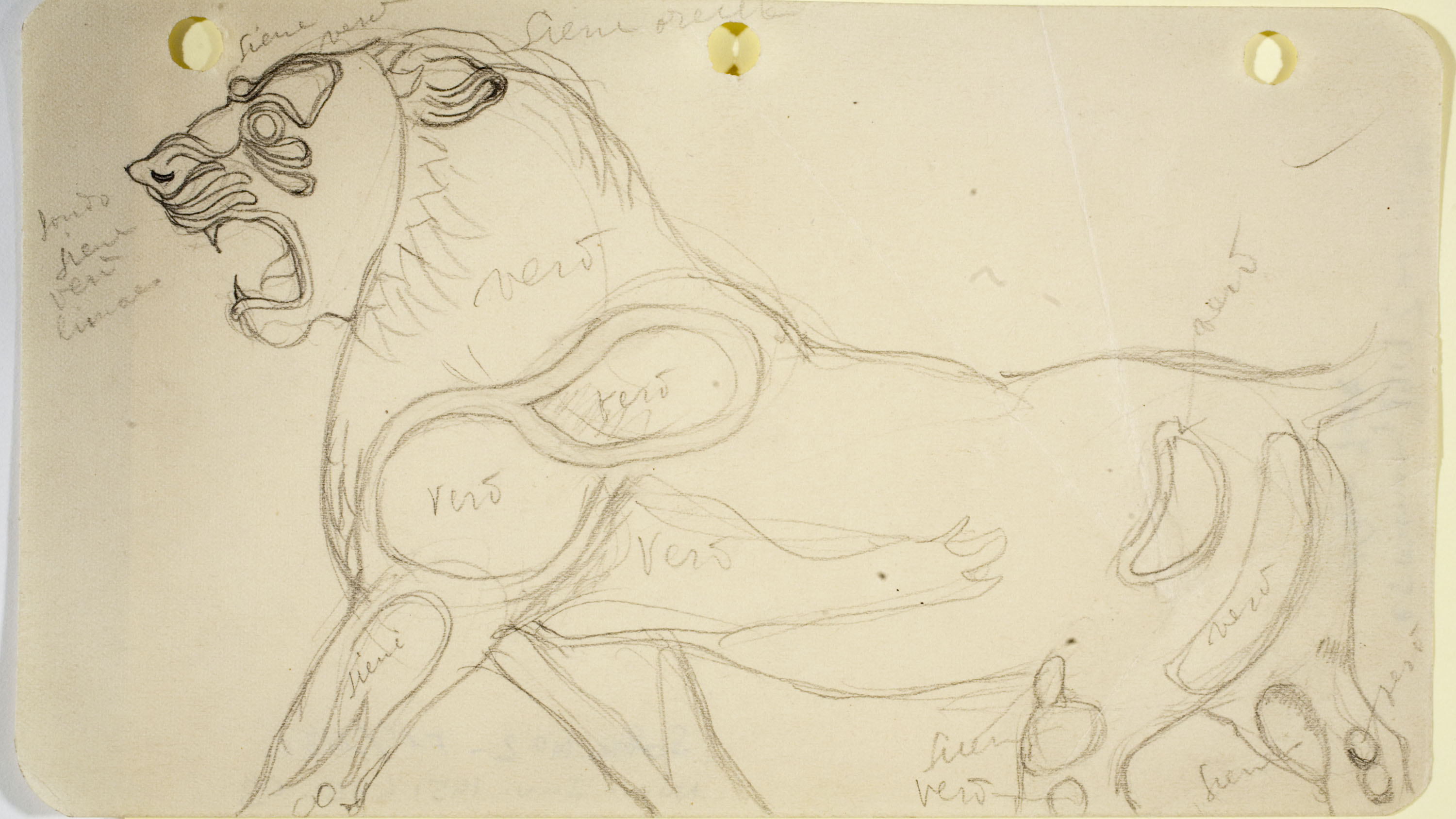 image for: Ismael Smith - Fragment de lleona - 1919