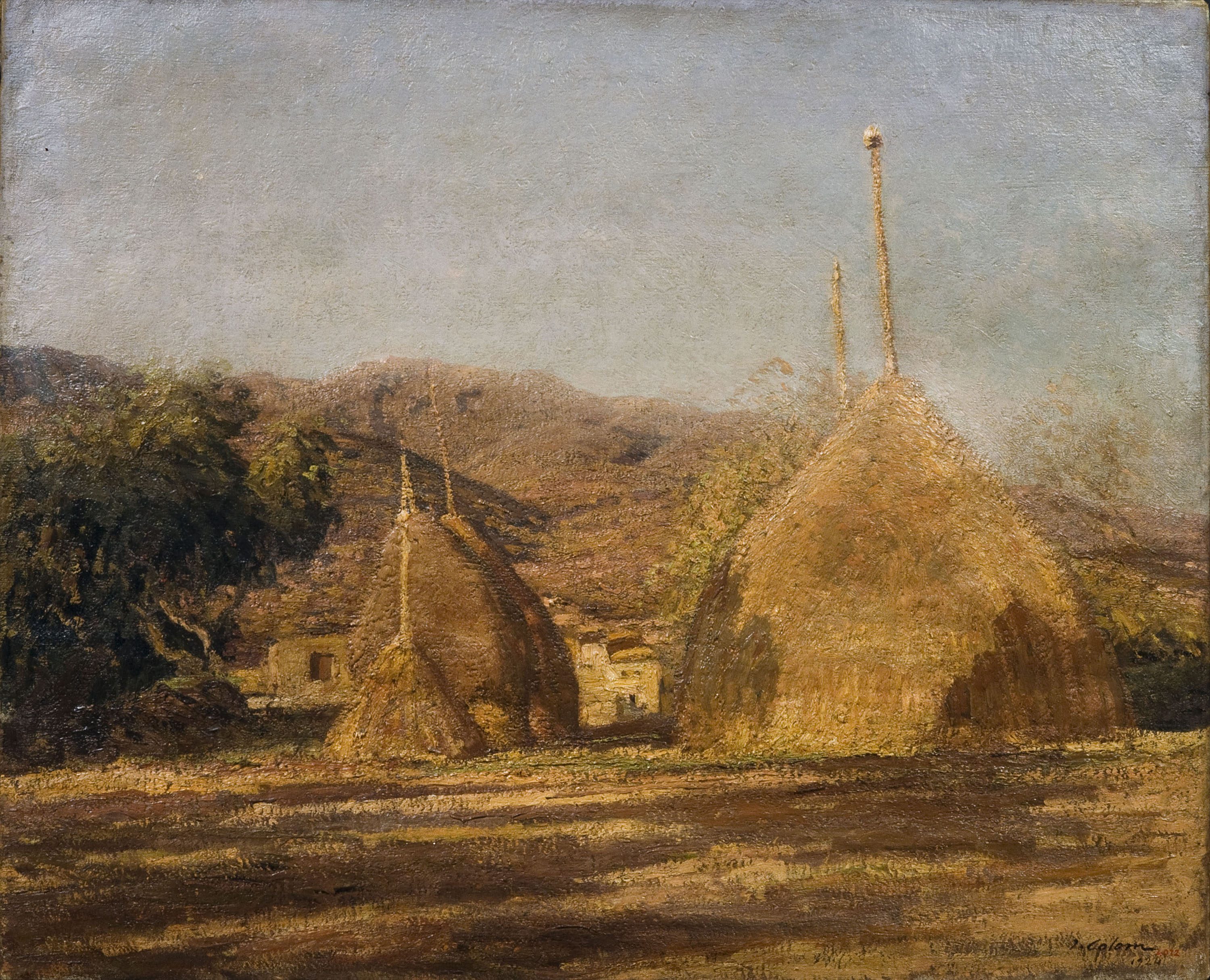 image for: Joan Colom Agustí - Paisatge amb pallers - 1924