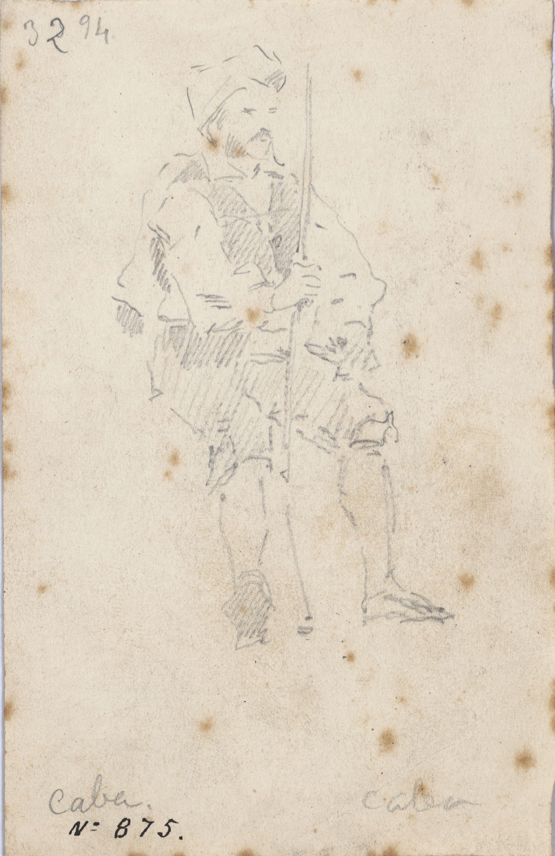 image for: Antoni Caba - Voluntari de la guerra d'Àfrica - Cap a 1860