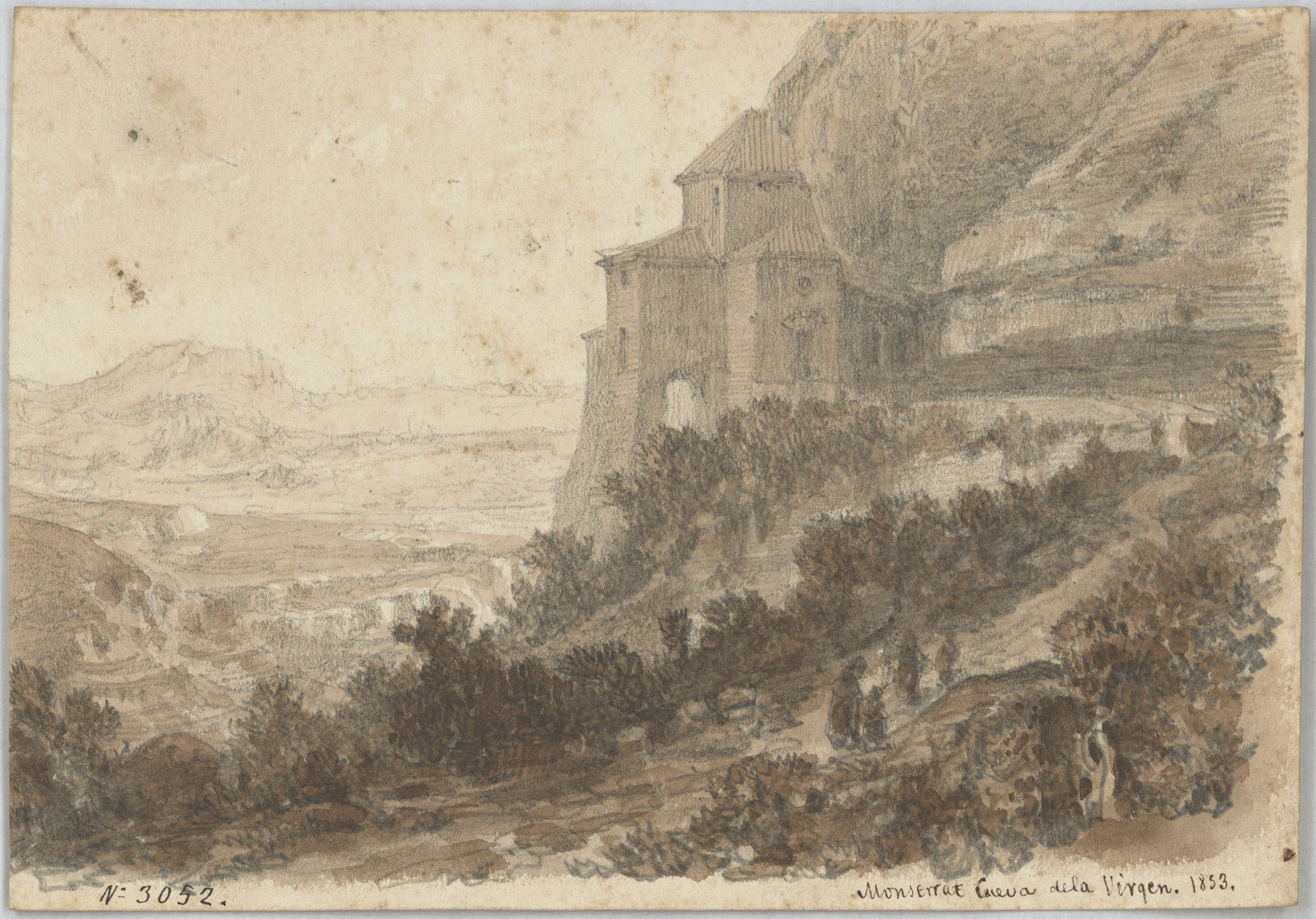 Lluís Rigalt - Montserrat. Cueva de la Virgen - 1853 image for: Lluís Rigalt - Montserrat. Cueva de la Virgen - 1853