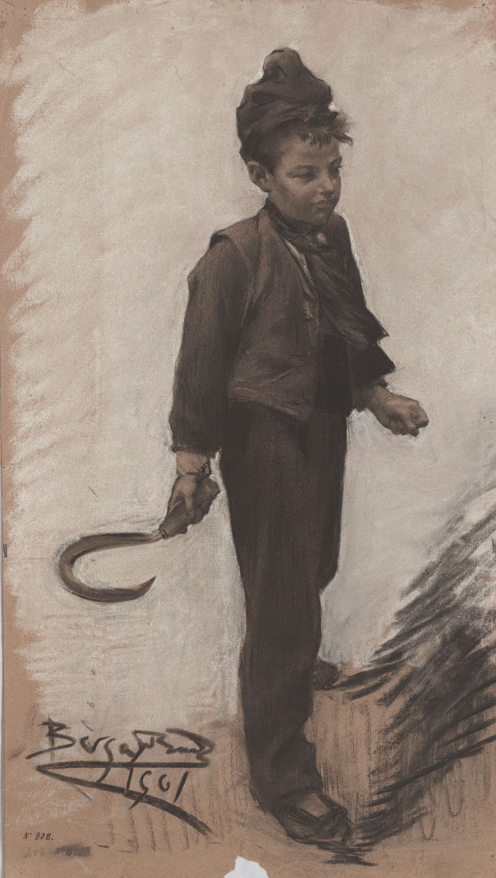 Josep Berga Boada - Petit segador - 1901 image for: Josep Berga Boada - Petit segador - 1901