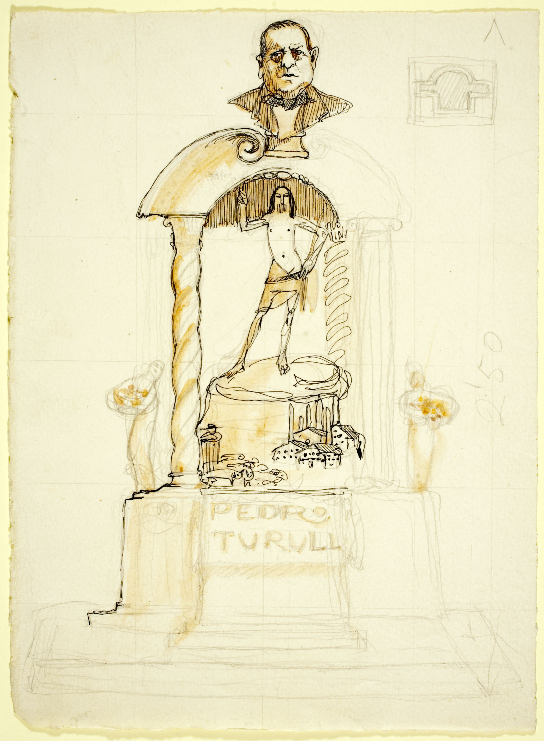 image for: Ismael Smith - Projecte del monument dedicat a Pere Turull - 1911