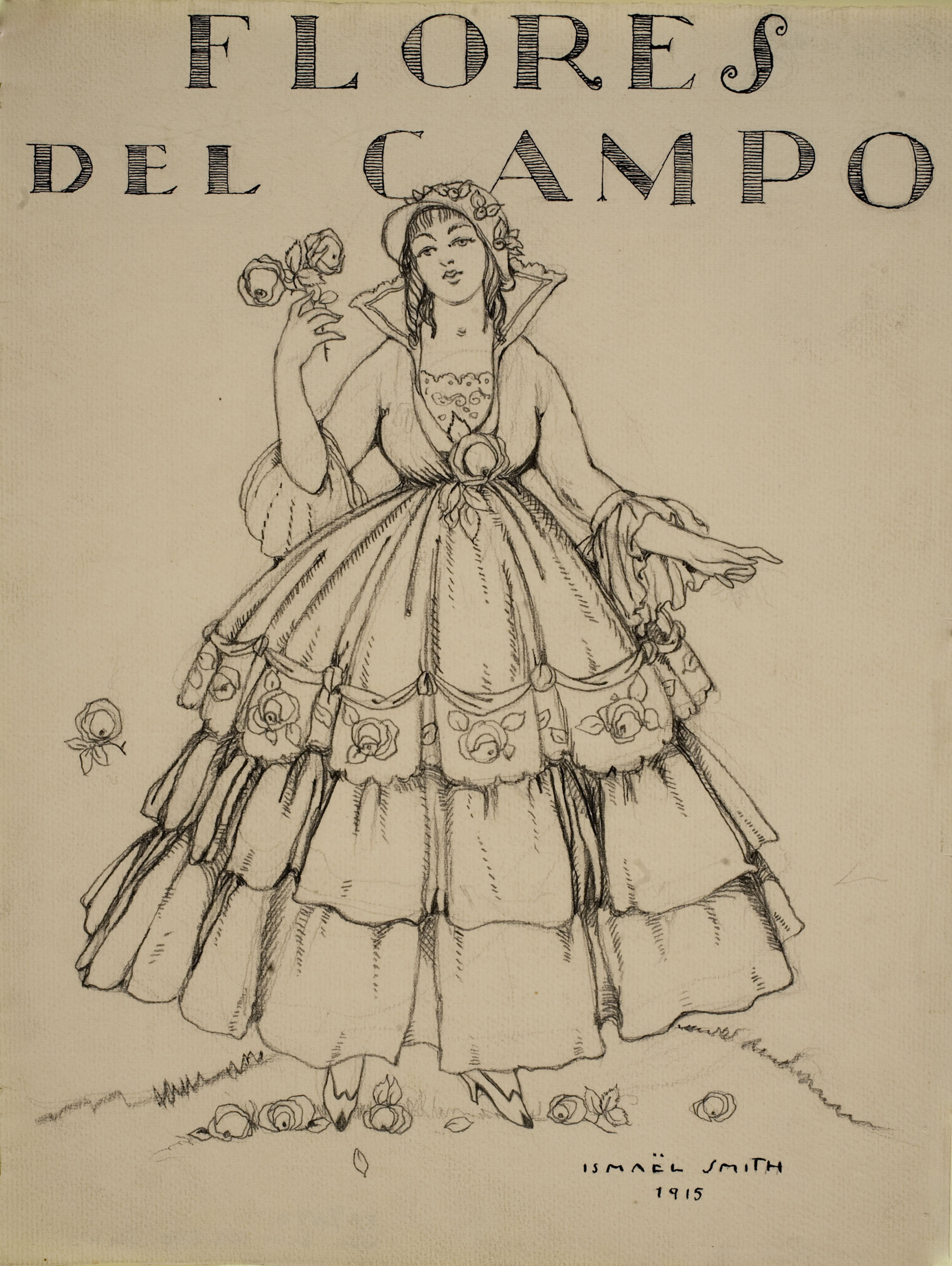 image for: Ismael Smith - Projecte per a «Flores del Campo» - 1915